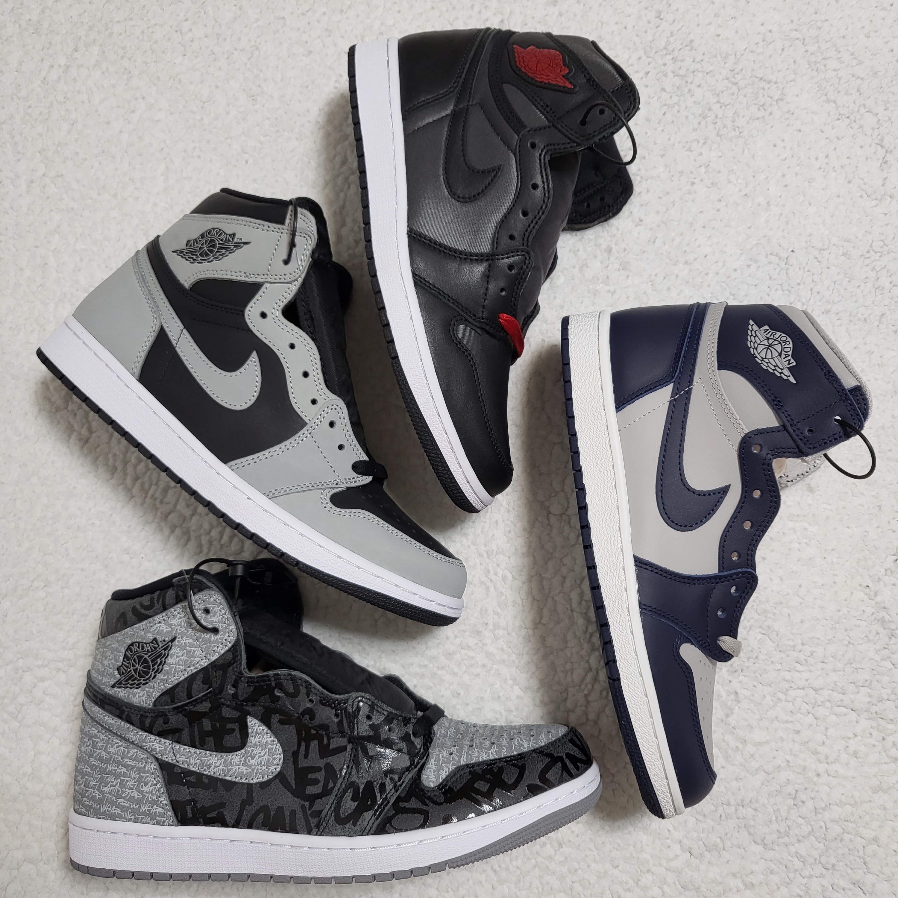 Jordan 1 High 85 College Navy, Jordan 1 Retro High OG Rebellionaire 착용 스타일