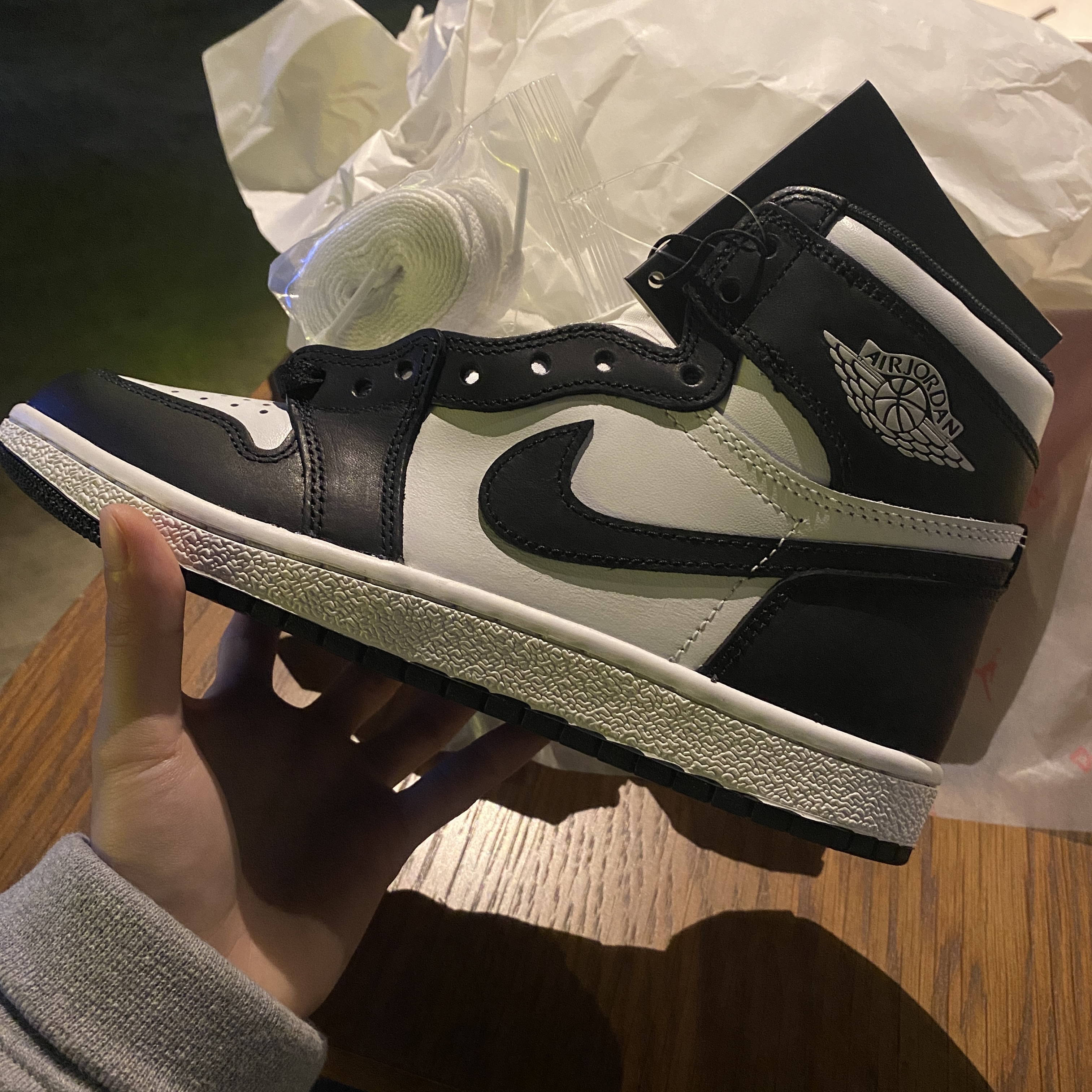 Jordan 1 High 85 Black White 착용 스타일 - 2