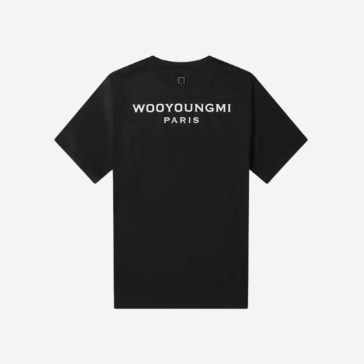 Wooyoungmi White Back Logo T-Shirt Black - 22SS