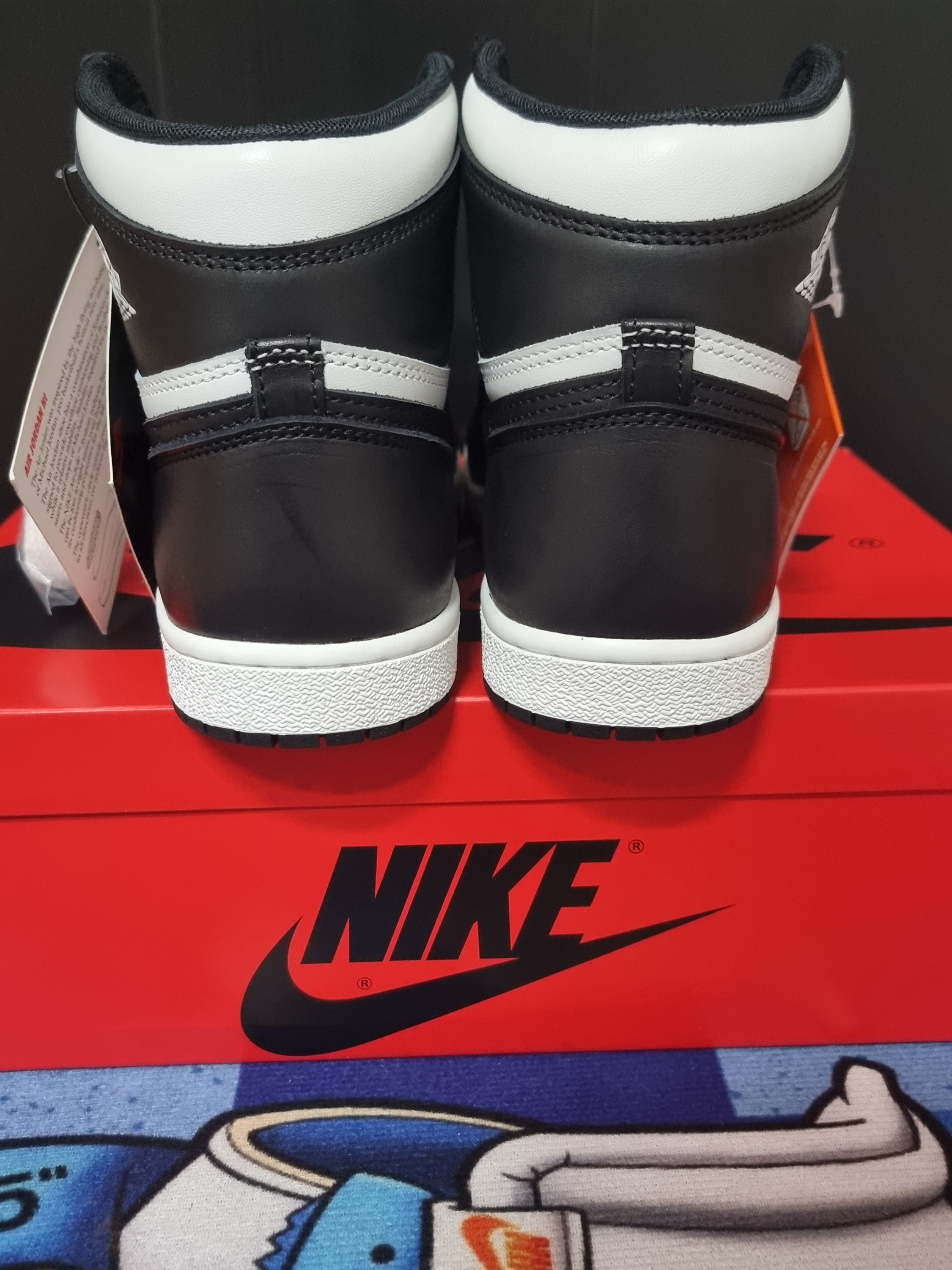Jordan 1 High 85 Black White 착용 스타일 - 4