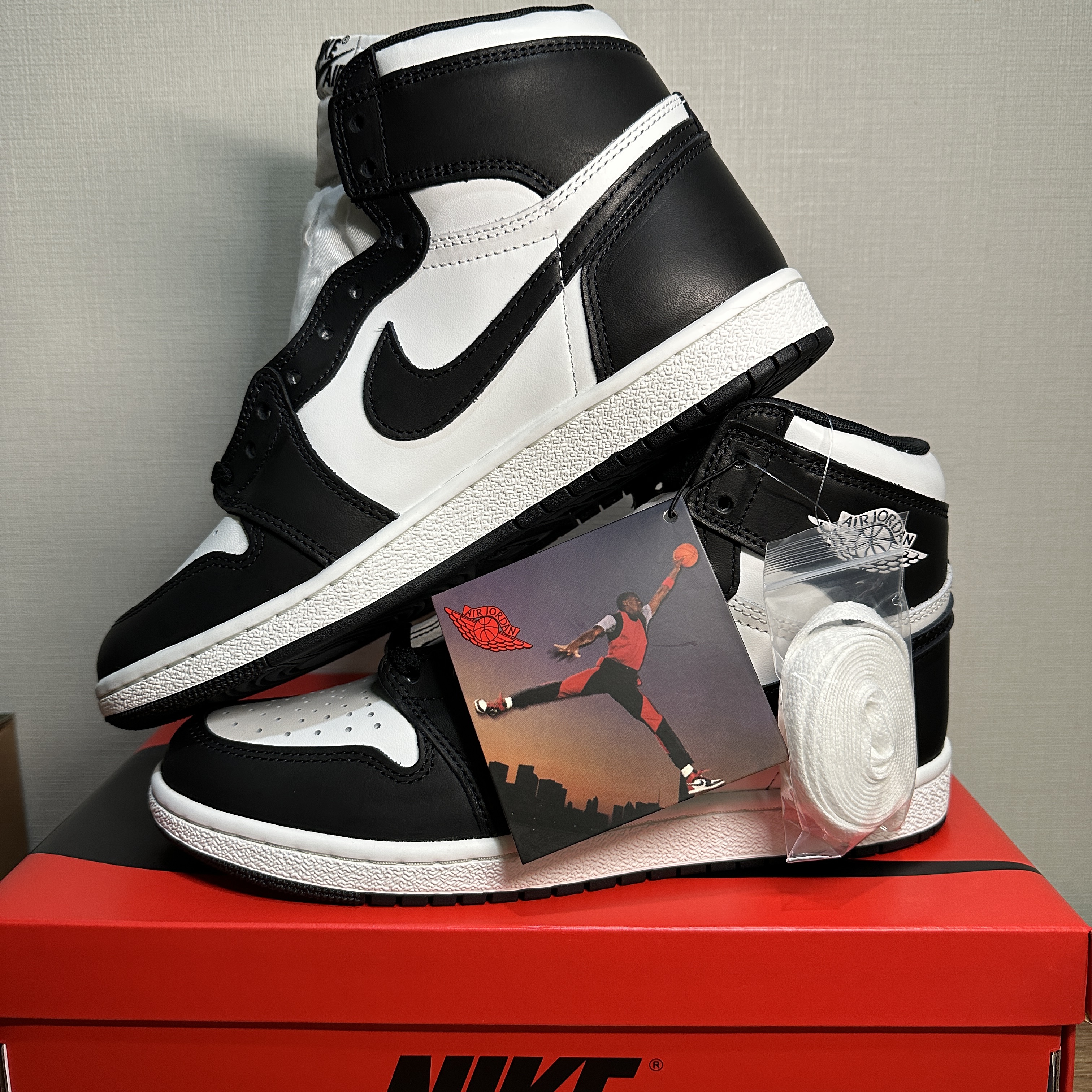 Jordan 1 High 85 Black White 착용 스타일 - 1