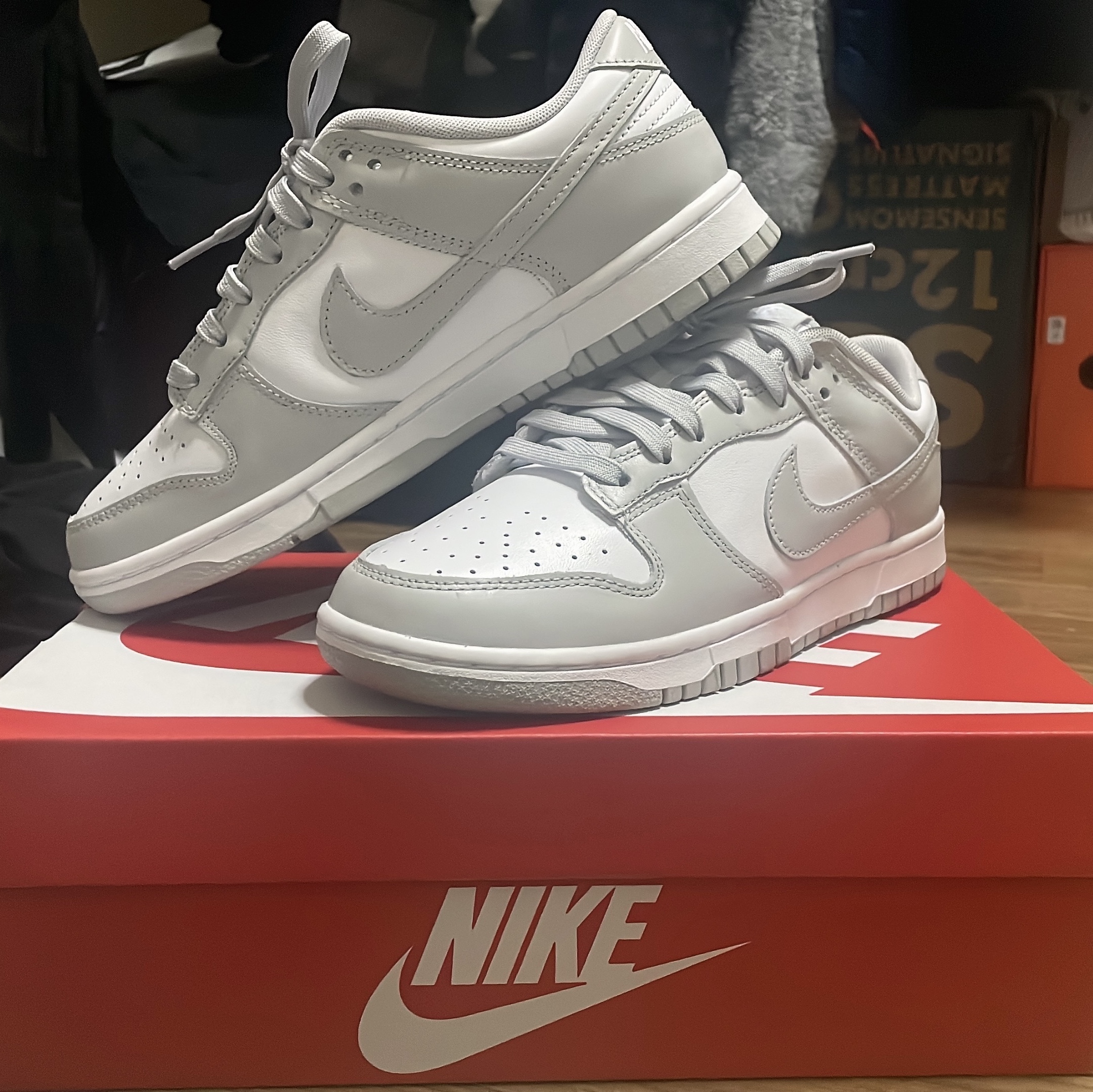 Nike Dunk Low Retro Grey Fog 착용 스타일