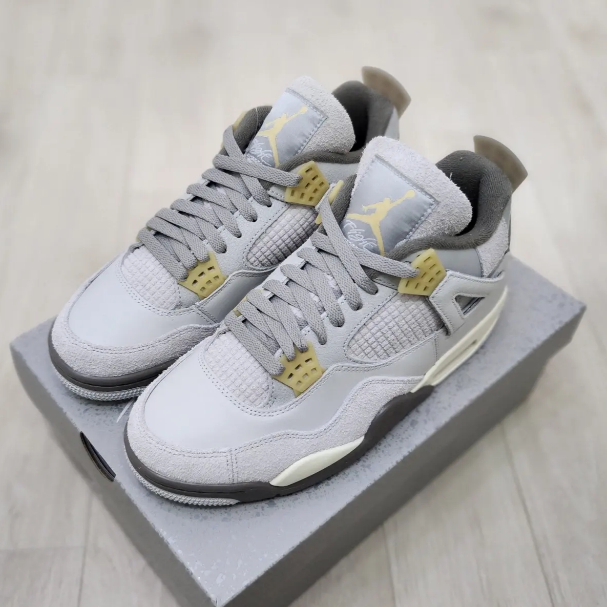 Jordan 4 Retro SE Craft, (GS) Jordan 4 Retro SE Craft 착용 스타일 - 2