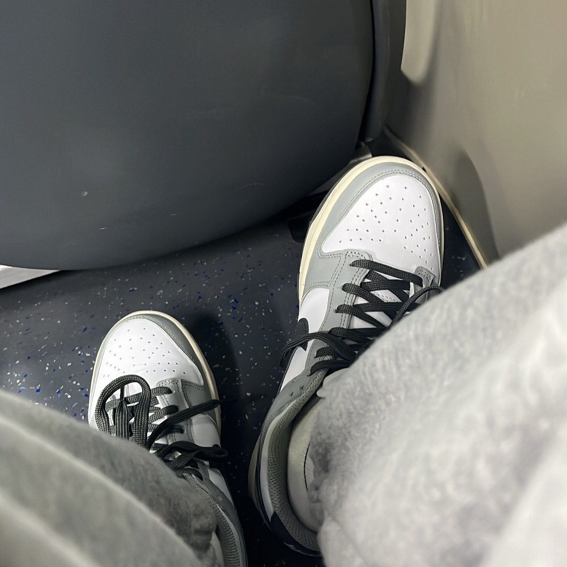 (W) Nike Dunk Low Light Smoke Grey 착용 스타일