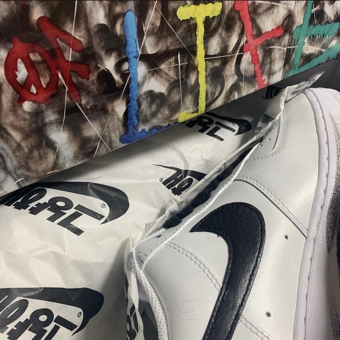 Nike x Peaceminusone Air Force 1 Low Para-Noise 2.0 착용 스타일 - 1