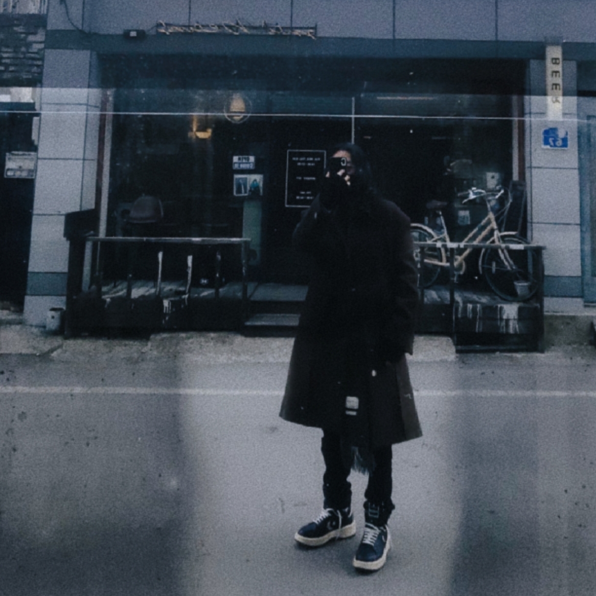 Converse x Drkshdw Turbowpn Black Cream 착용 스타일