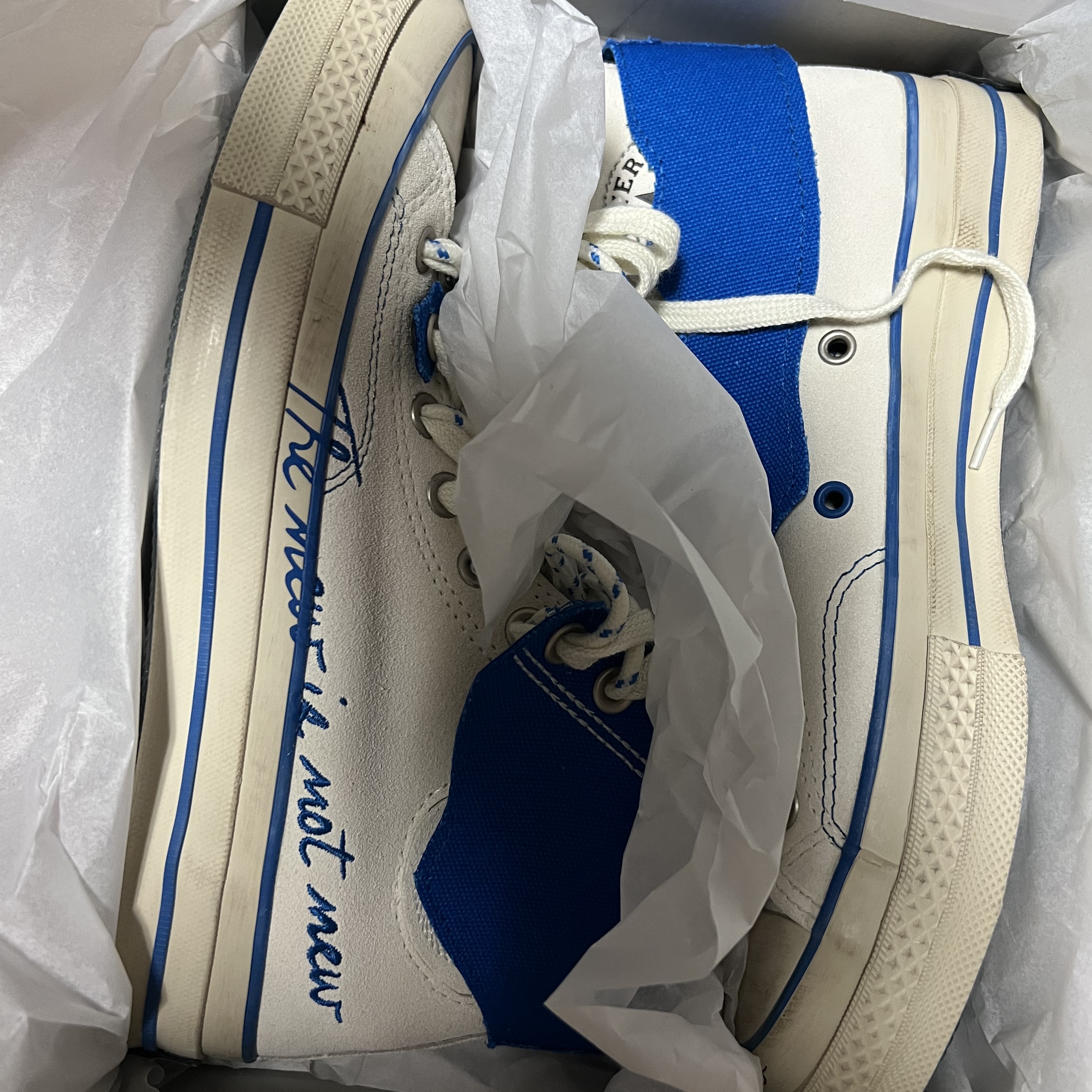Converse x Ader Error Chuck 70 High White 착용 스타일 - 1