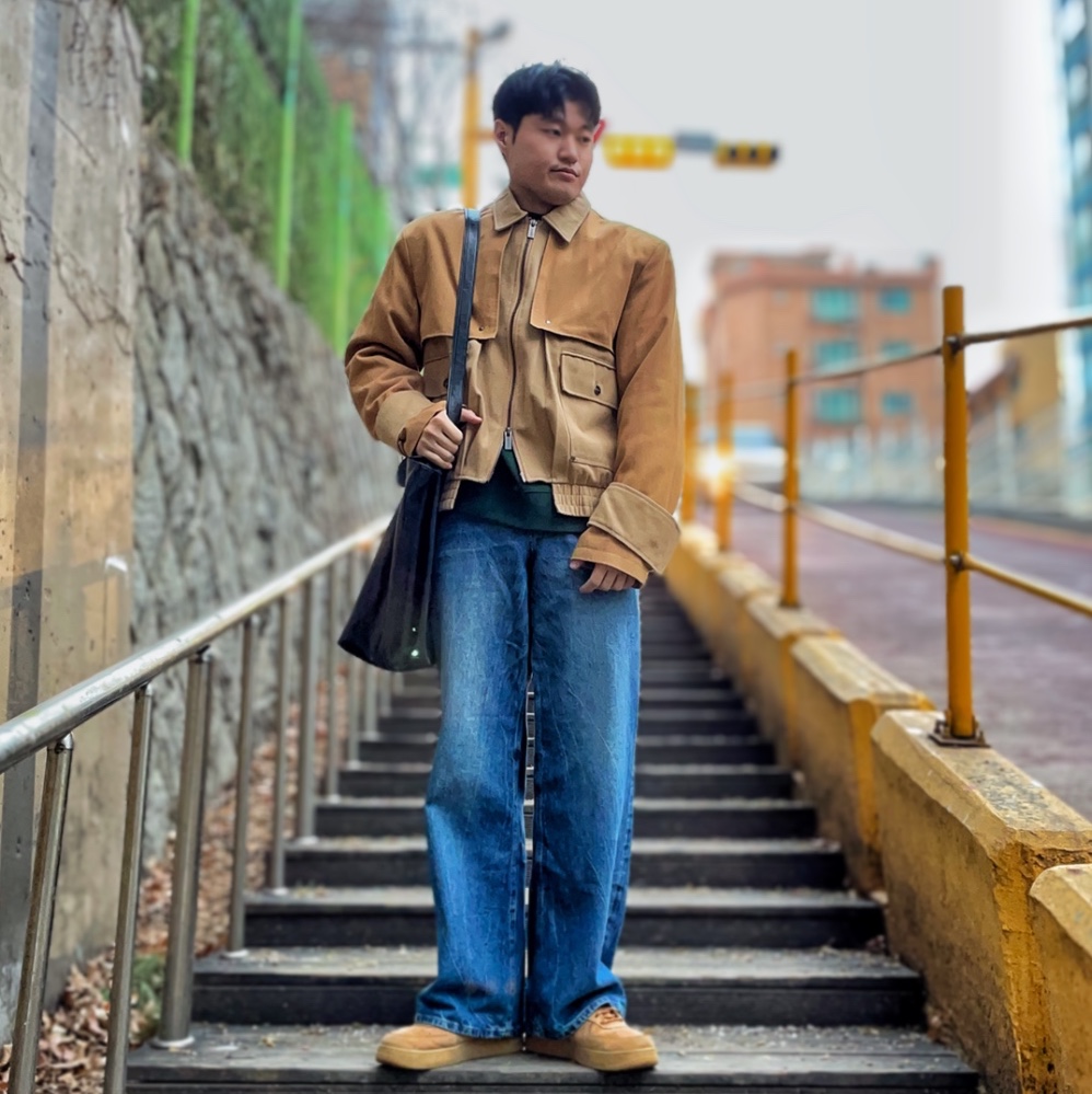 Nike Air Force 1 '07 WB Flax 착용 스타일