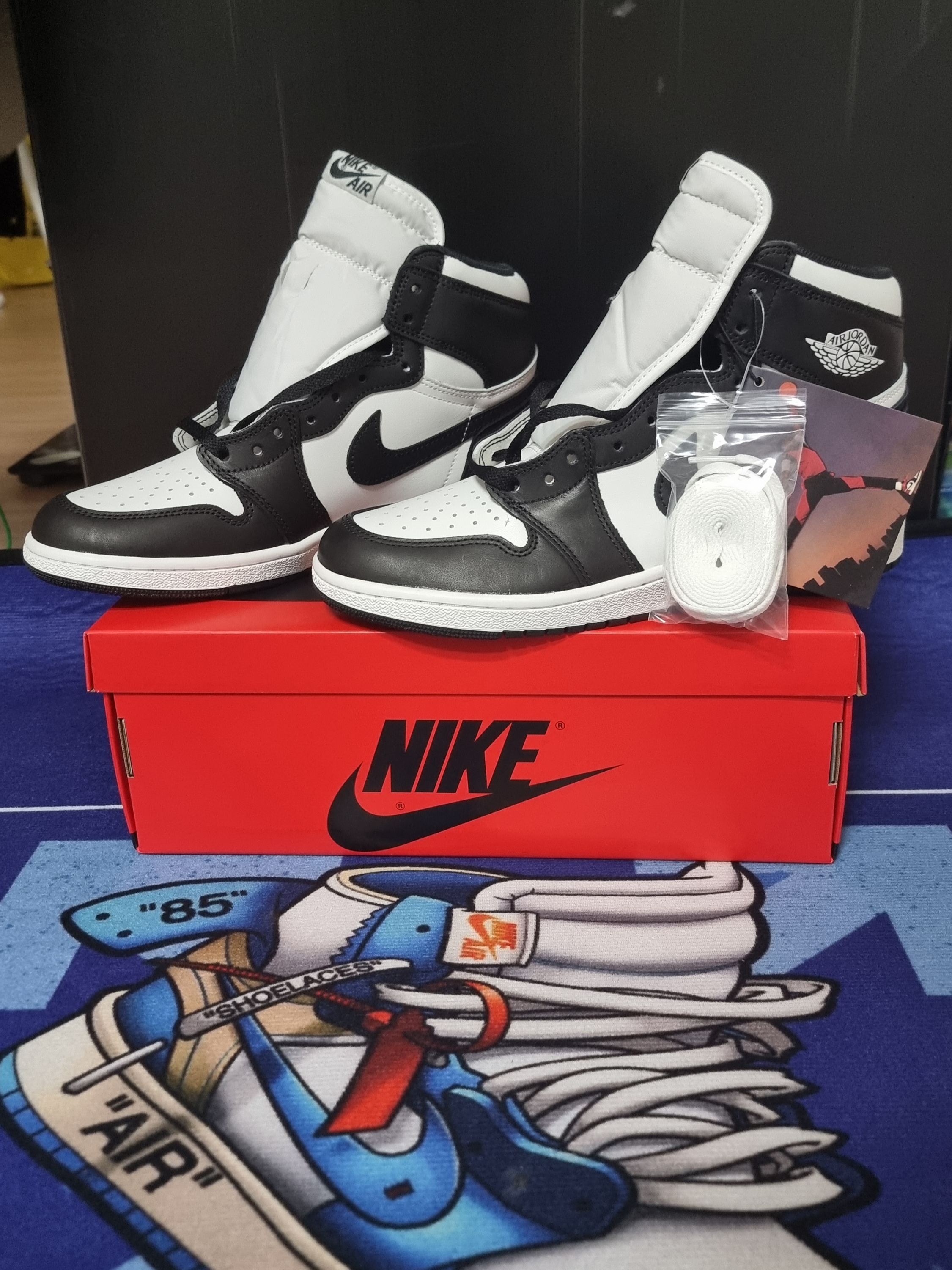 Jordan 1 High 85 Black White 착용 스타일 - 2