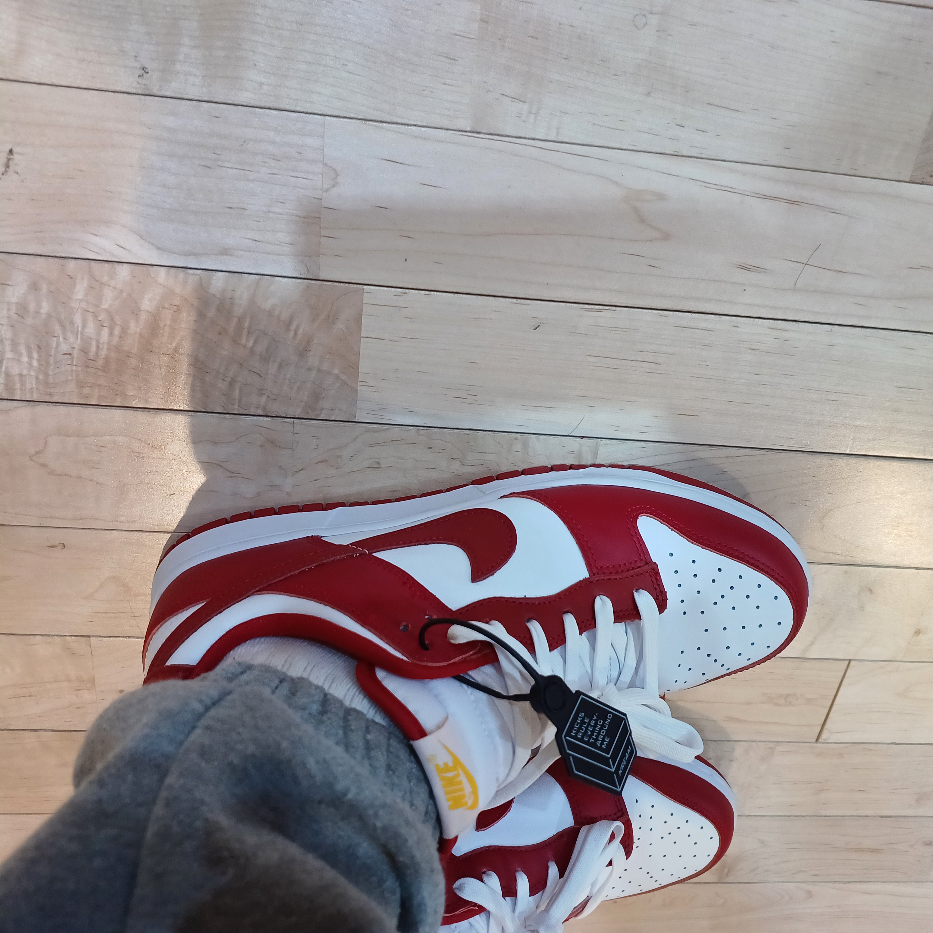 Nike Dunk Low Retro Gym Red 착용 스타일 - 3
