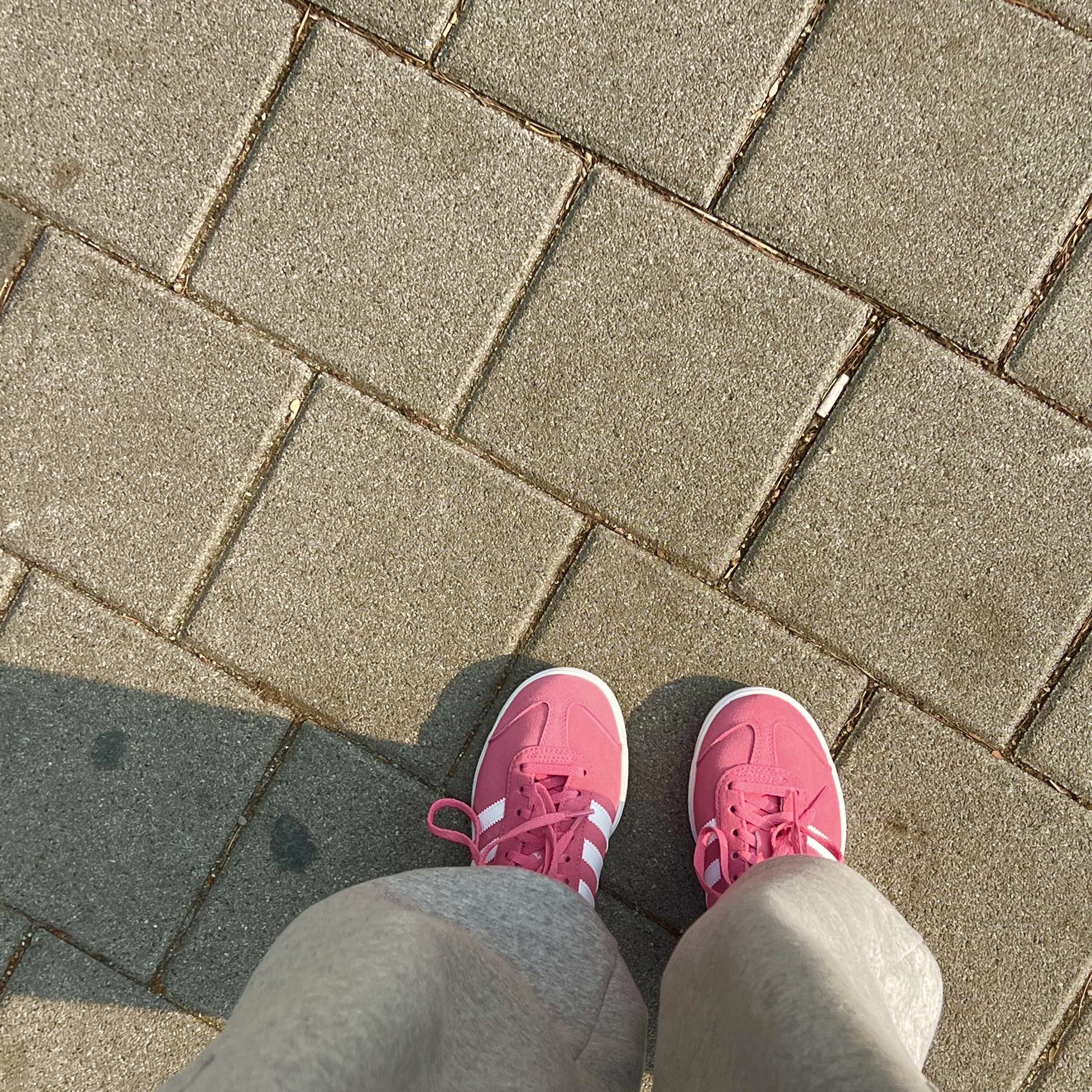 (J) Adidas City Series Hamburg Rose Tone 착용 스타일 - 2