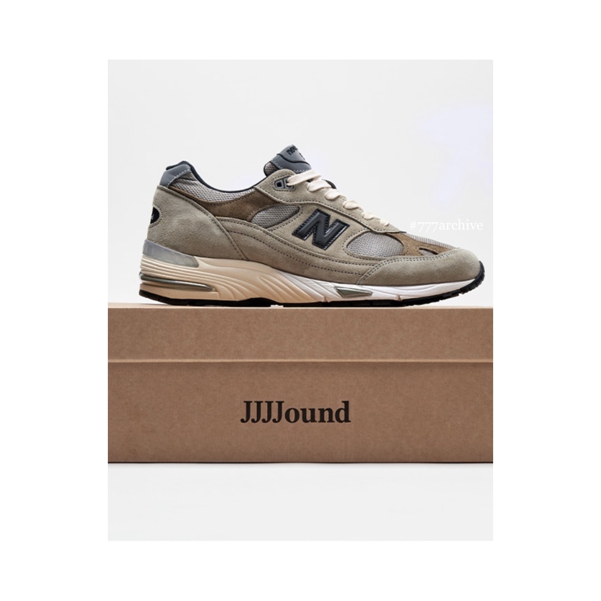 New Balance x JJJJound 991 Made in UK Grey 착용 스타일 - 5