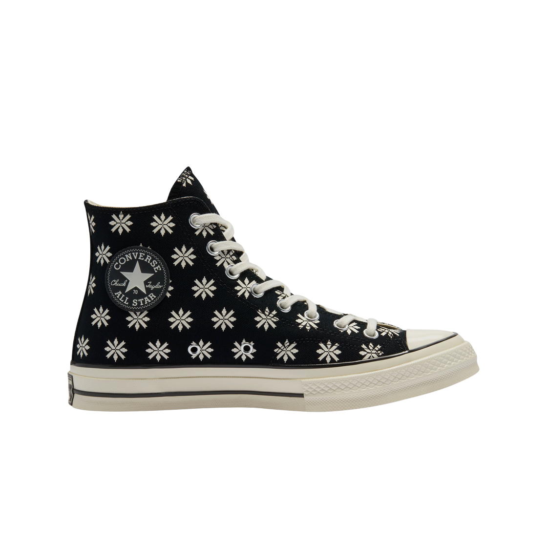 컨버스 척 70 하이 아카이브 프린트 스웨터 블랙(Converse Chuck 70 High Archive Print Sweater Black) - 1