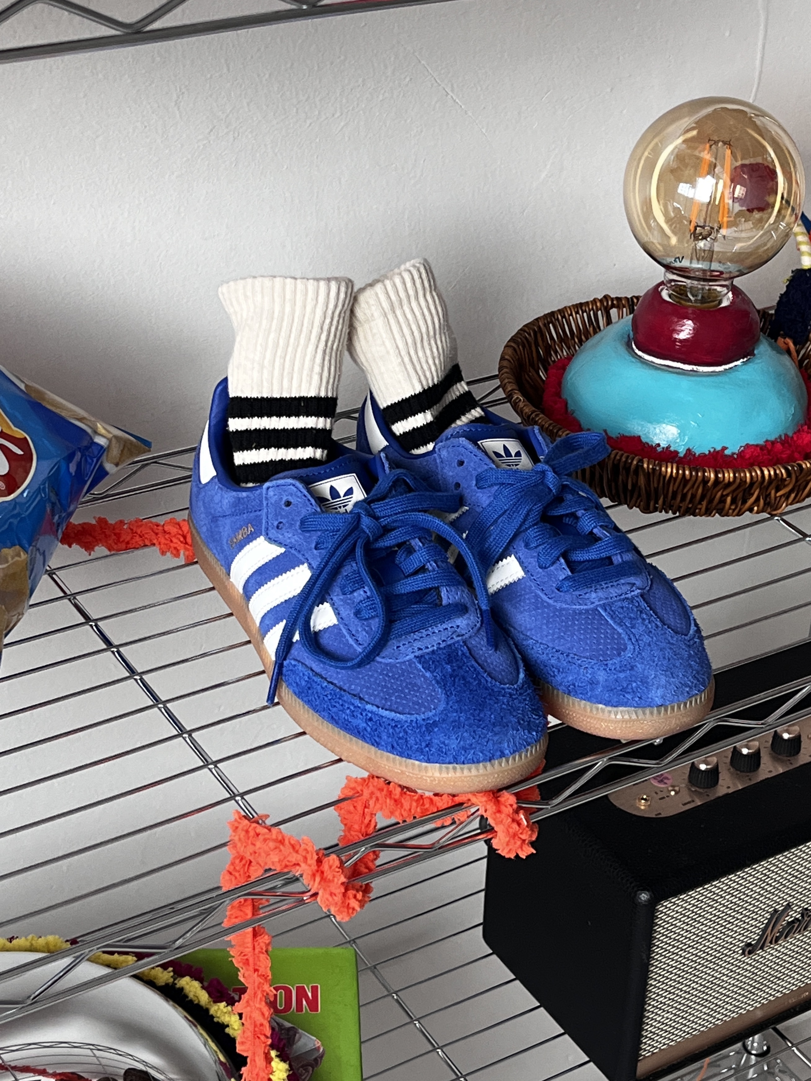 Adidas Samba OG Royal Blue 착용 스타일 - 2