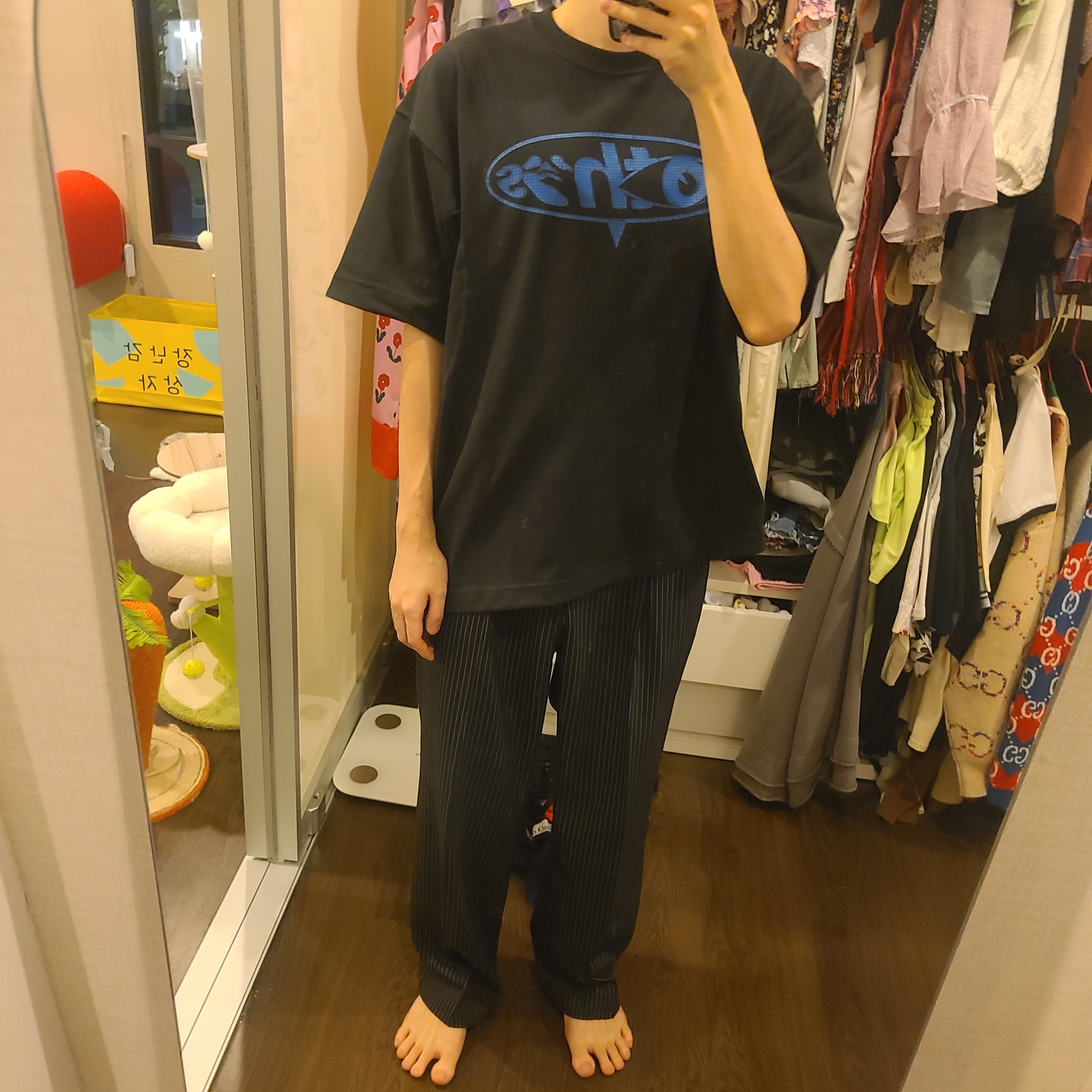 Nike x Off-White NRG T-Shirt Black - Asia 착용 스타일