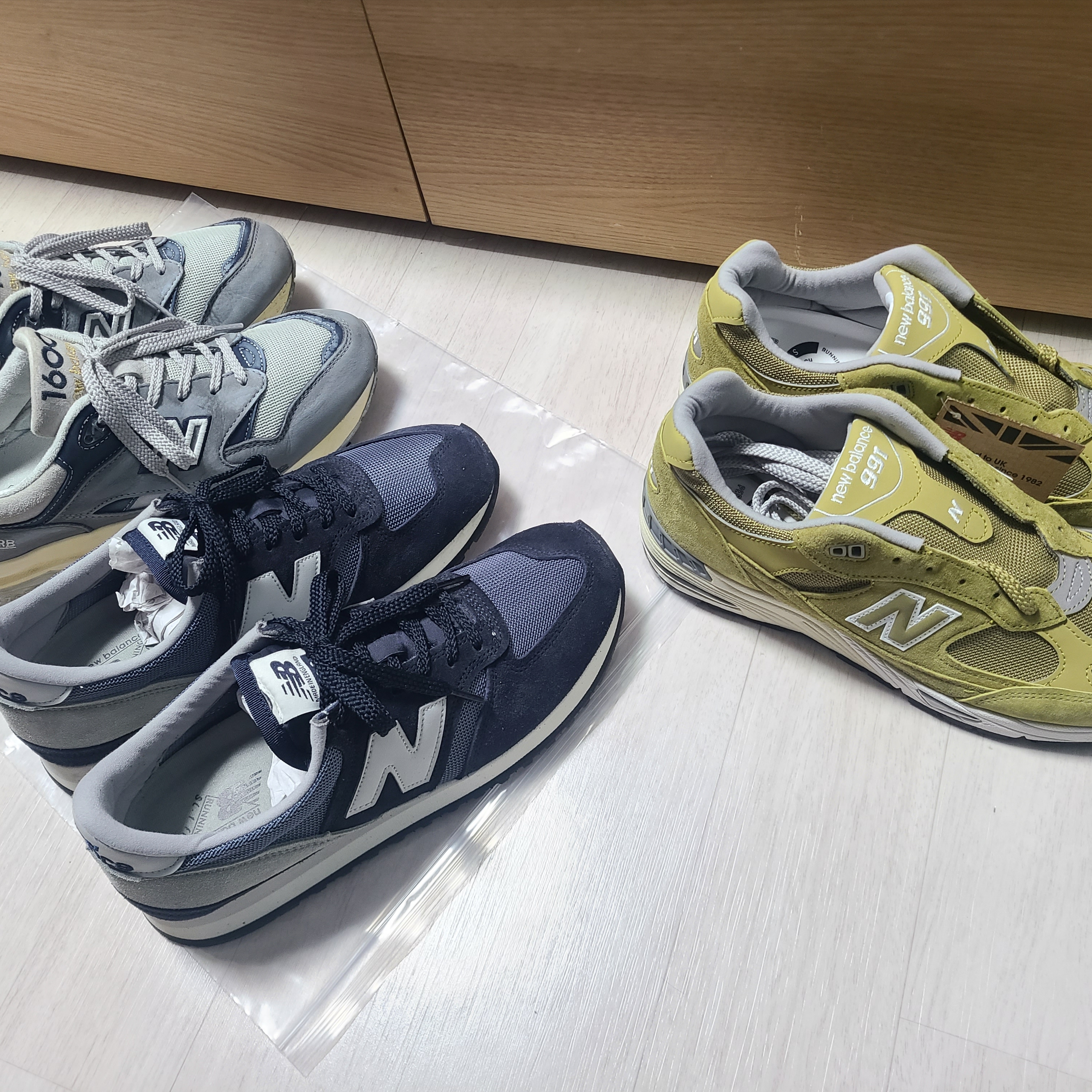 New Balance 730 Made in UK Navy 착용 스타일