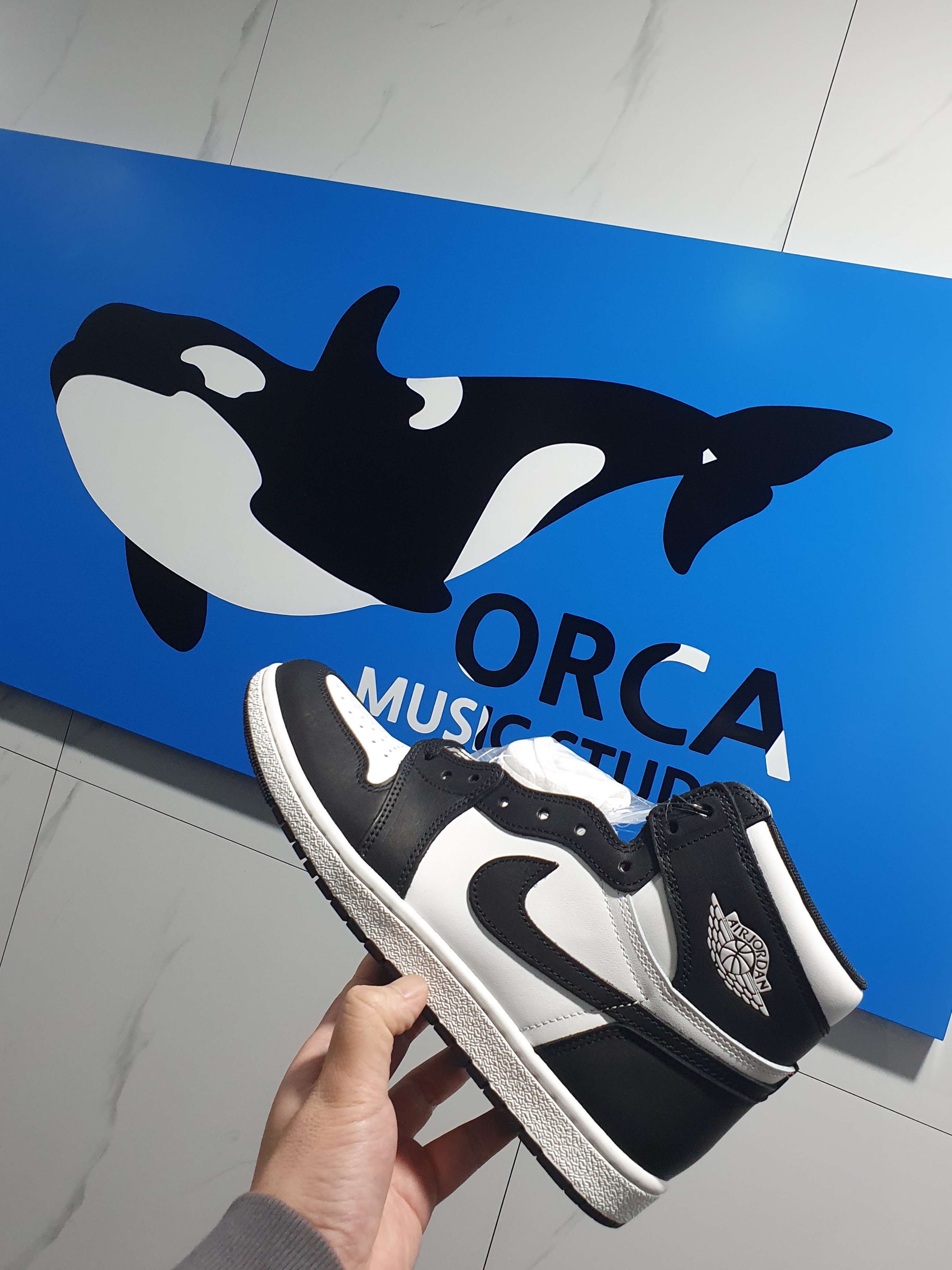 Jordan 1 High 85 Black White 착용 스타일