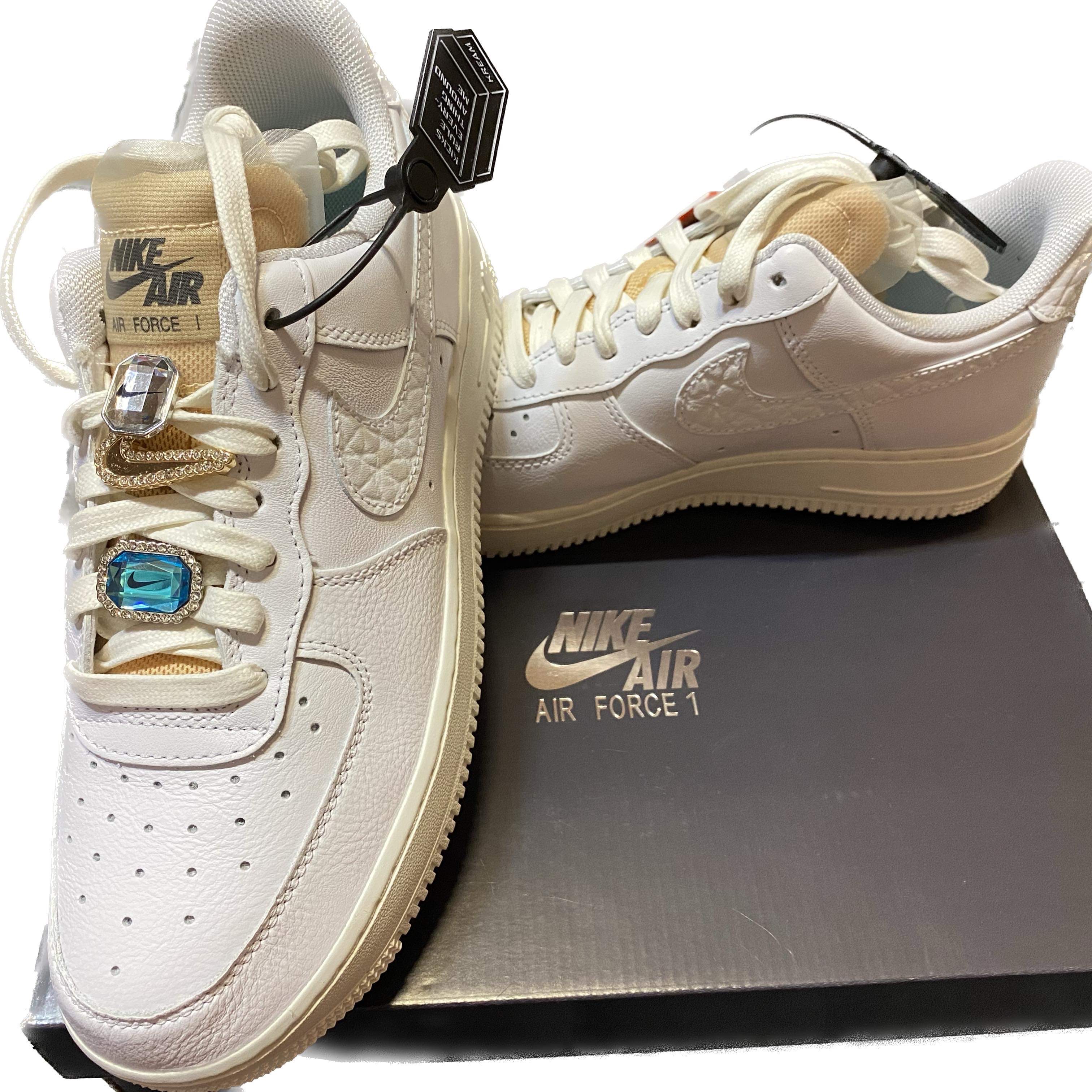 (W) Nike Air Force 1 Low Bling 착용 스타일 - 4