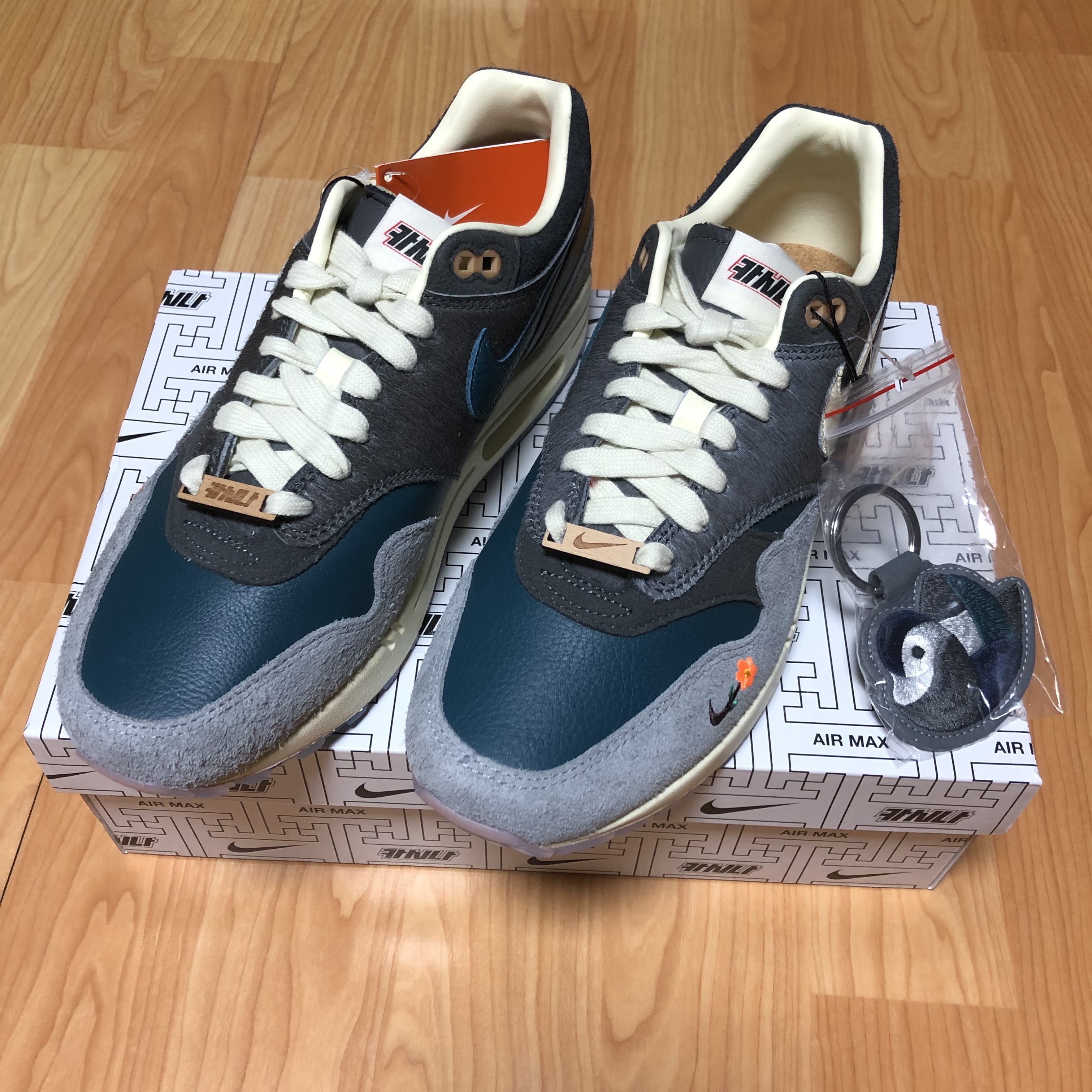 Nike x Kasina Air Max 1 SP Won-Ang Particle Grey 착용 스타일
