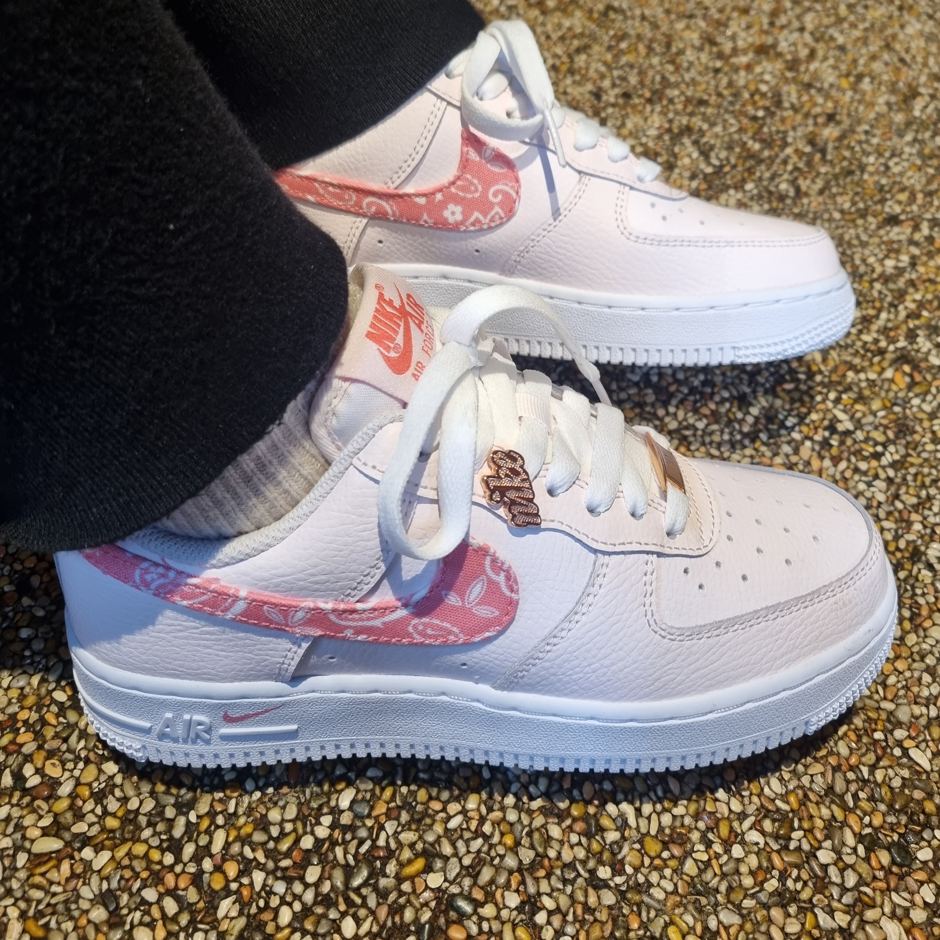 (W) Nike Air Force 1 Low '07 Pearl Pink 착용 스타일