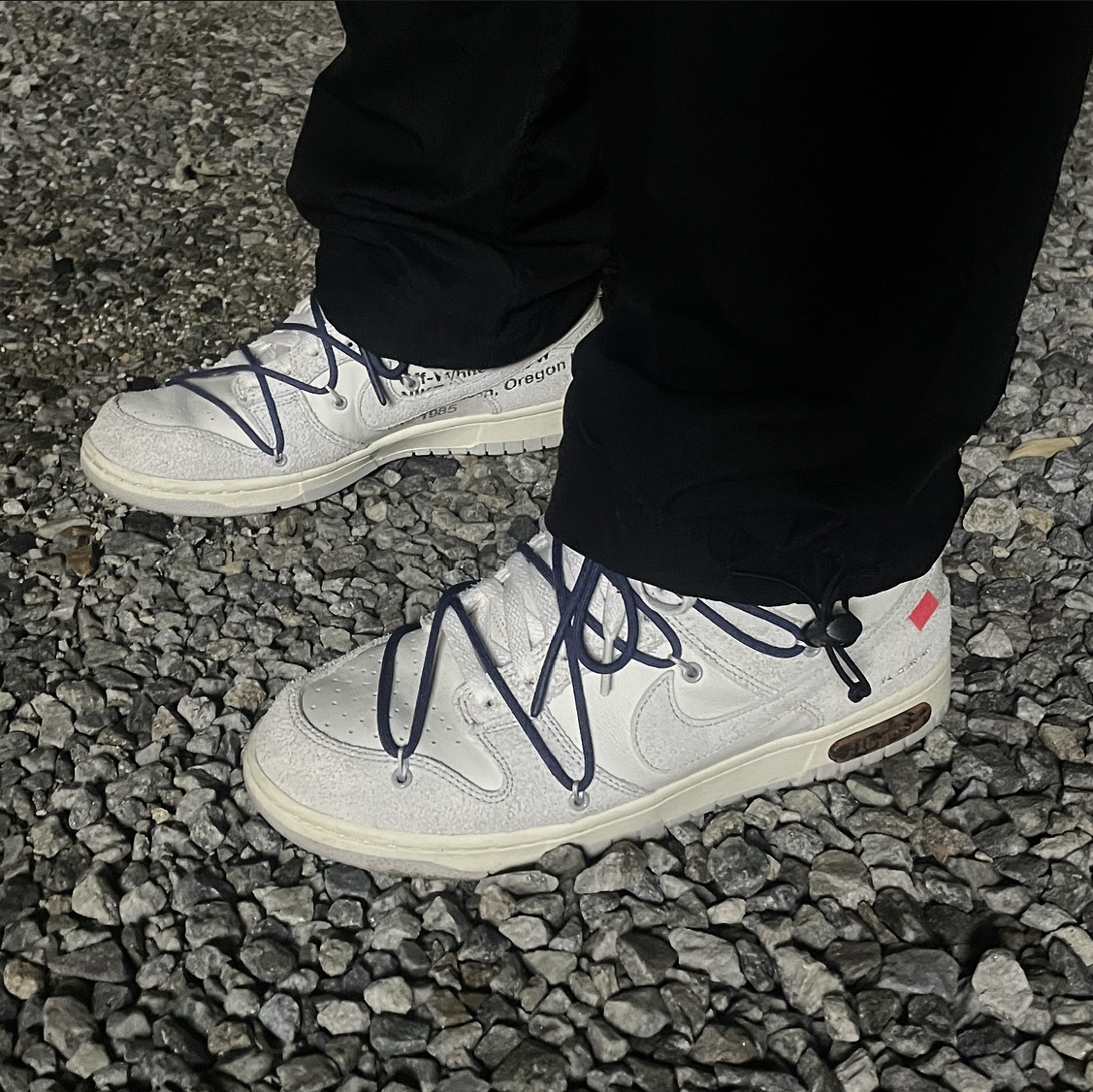 Nike x Off-White Dunk Low The 50 - Lot 18 착용 스타일