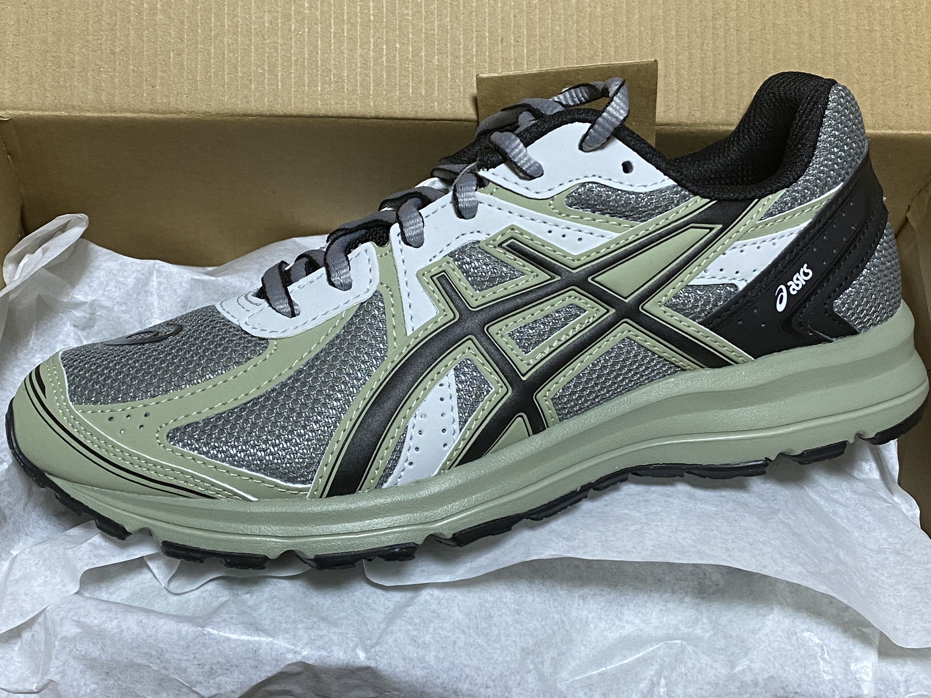 Asics Jog 100 S Sheet Rock - 2E Wide 착용 스타일