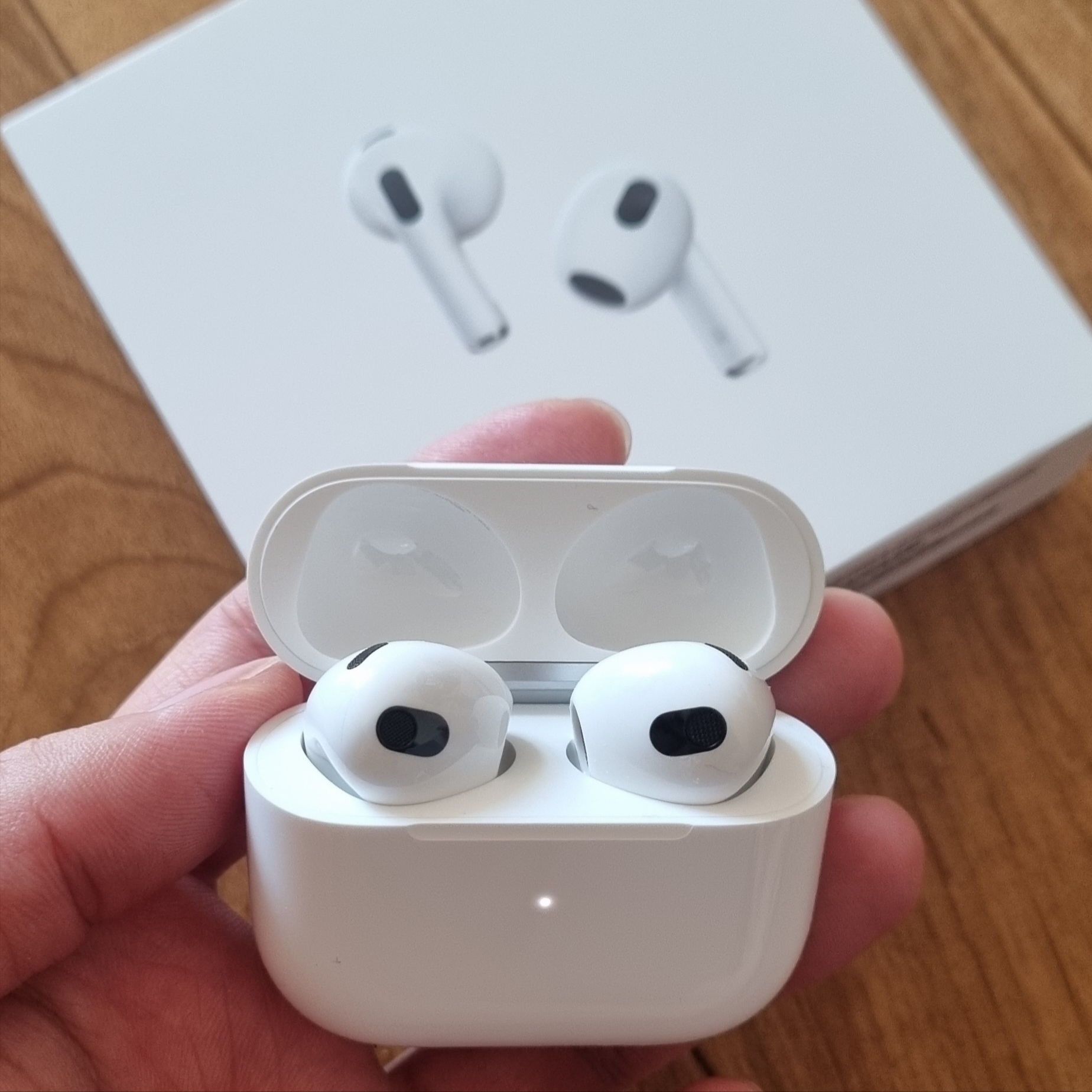 Apple Airpods 3rd Gen with MagSafe Charging Case (Korean Ver.) 착용 스타일