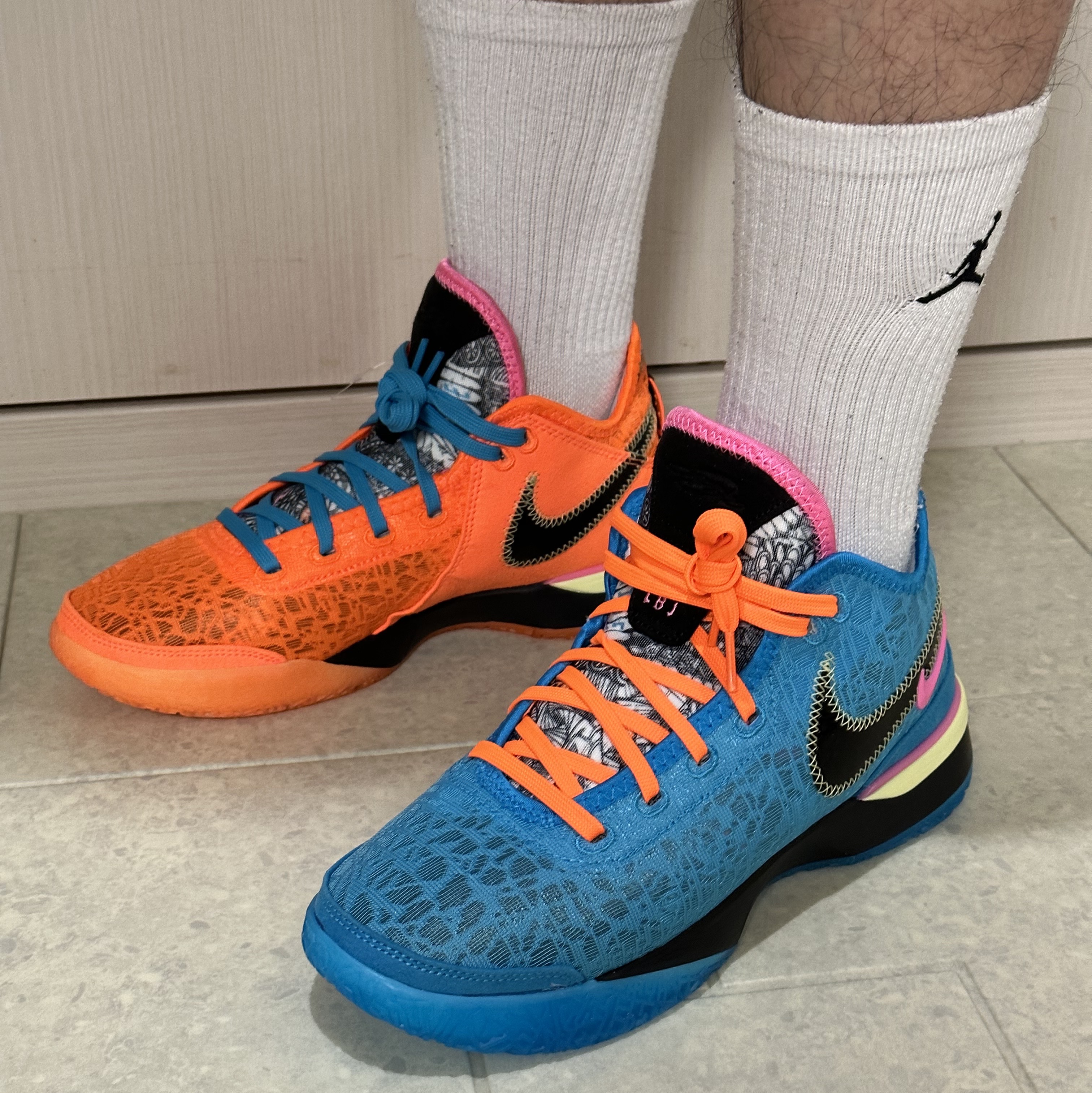 Nike LeBron NXXT Gen EP Multi Color 착용 스타일 - 5