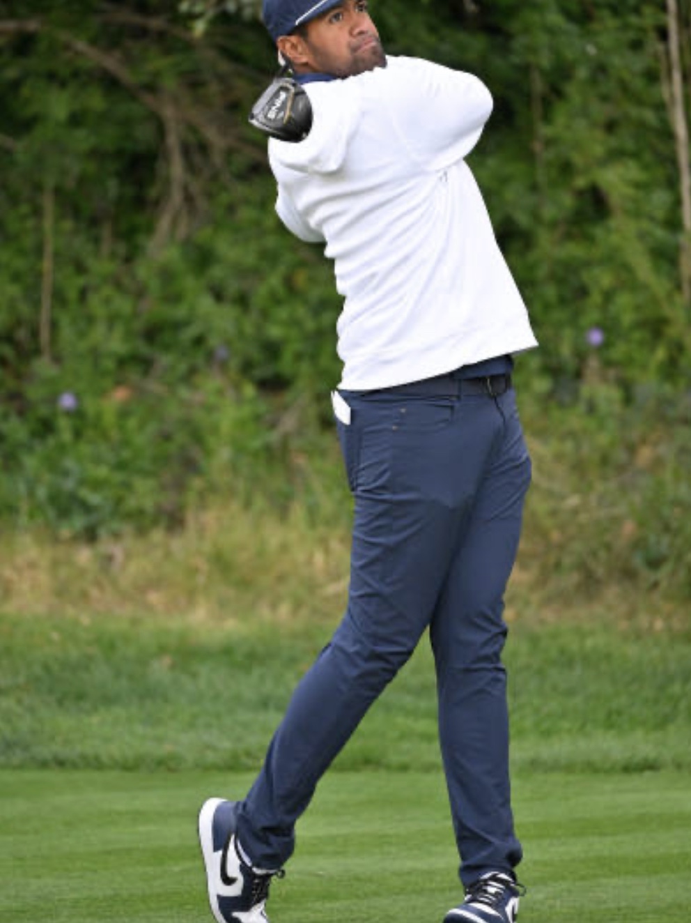 Jordan 1 Low Golf Midnight Navy 착용 스타일 - 1