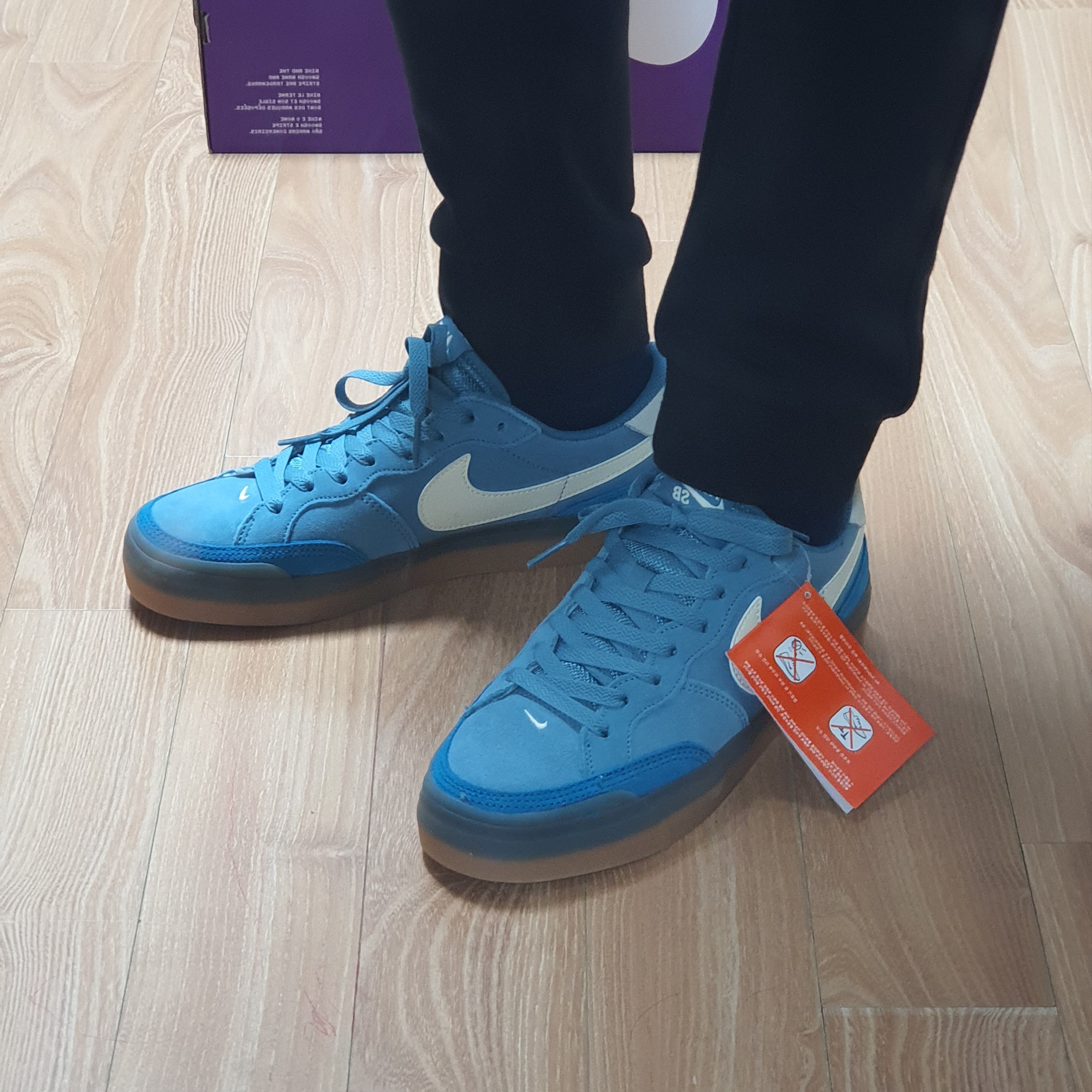 Nike SB Zoom Pogo Plus Noise Aqua 착용 스타일 - 2