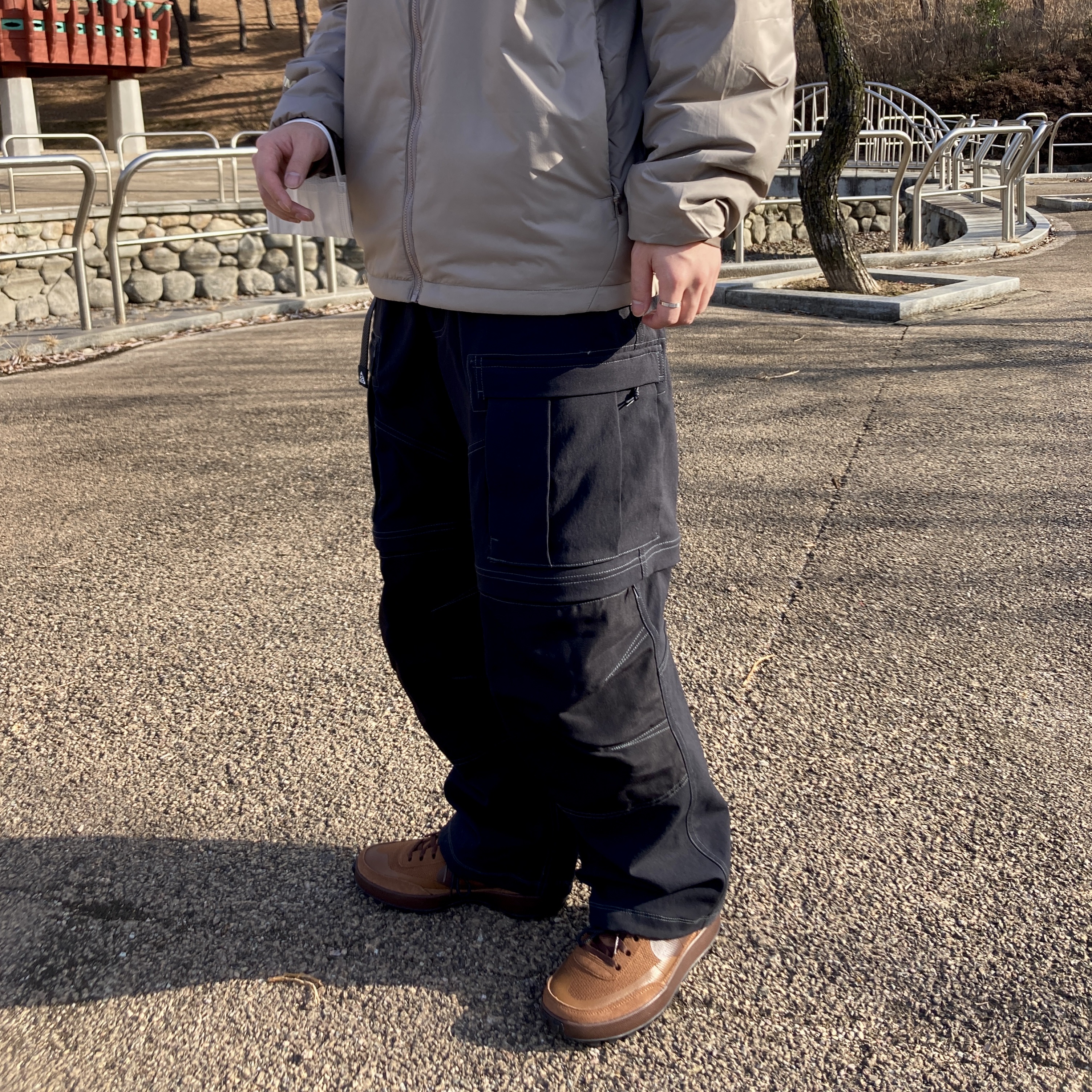 Nike x Tom Sachs General Purpose Shoe Brown, Nike ACG Therma-Fit ADV Rope De Dope Jacket Moon Fossil - Asia 착용 스타일