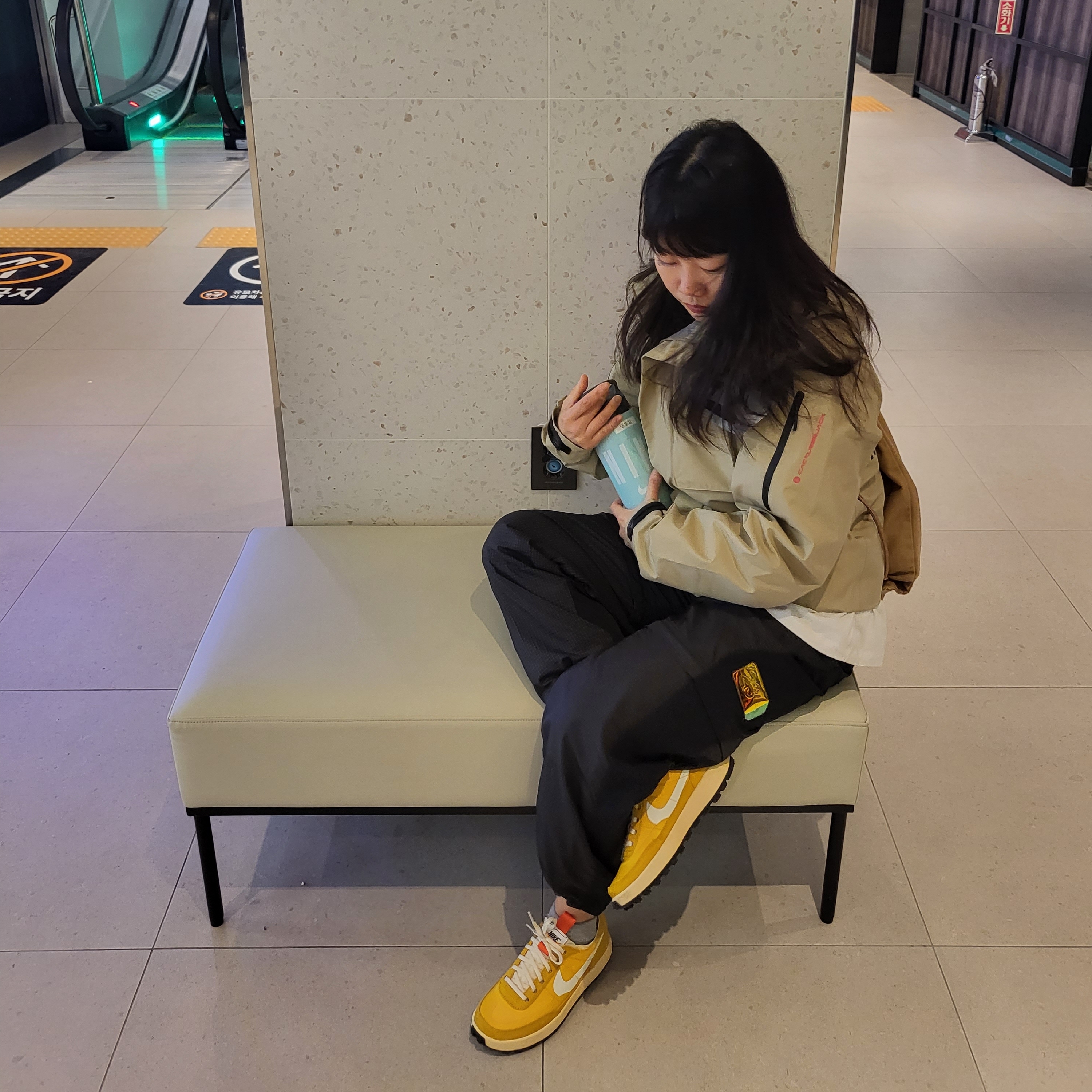 Nike x Tom Sachs General Purpose Shoe Archive, Nike x Travis Scott NRG BH Jacket Limestone - US/EU 착용 스타일 - 1