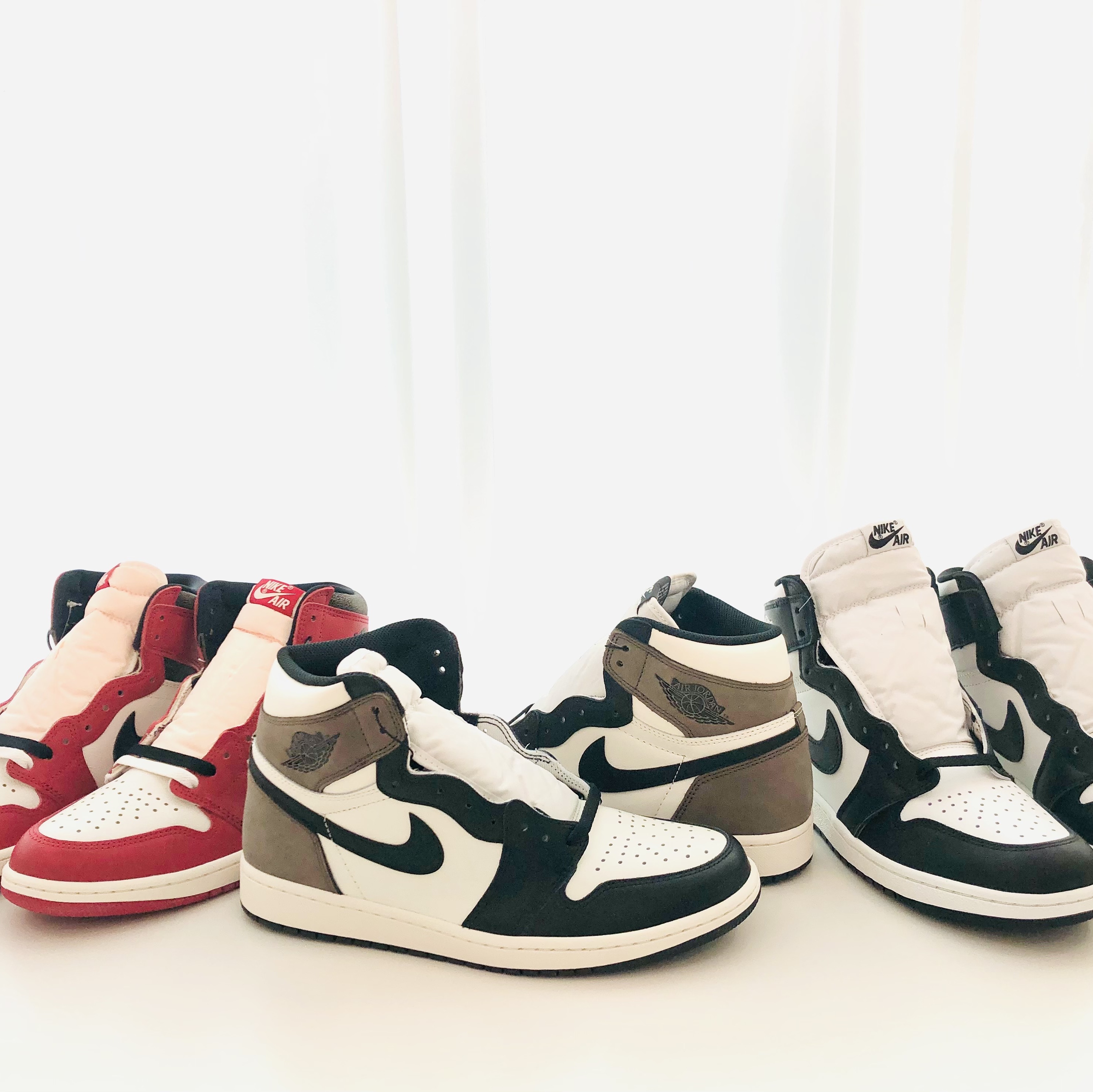 Jordan 1 Retro High OG Chicago 2022, Jordan 1 Retro High OG Black Mocha 착용 스타일