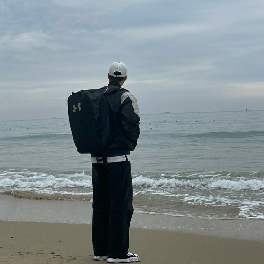 Maison Mihara Yasuhiro Peterson OG Sole Canvas Low Sneakers Black, Undermycar Wani Kame Multi Block Pocket Turtle Bomber Driftwood - 22FW 착용 스타일 - 3