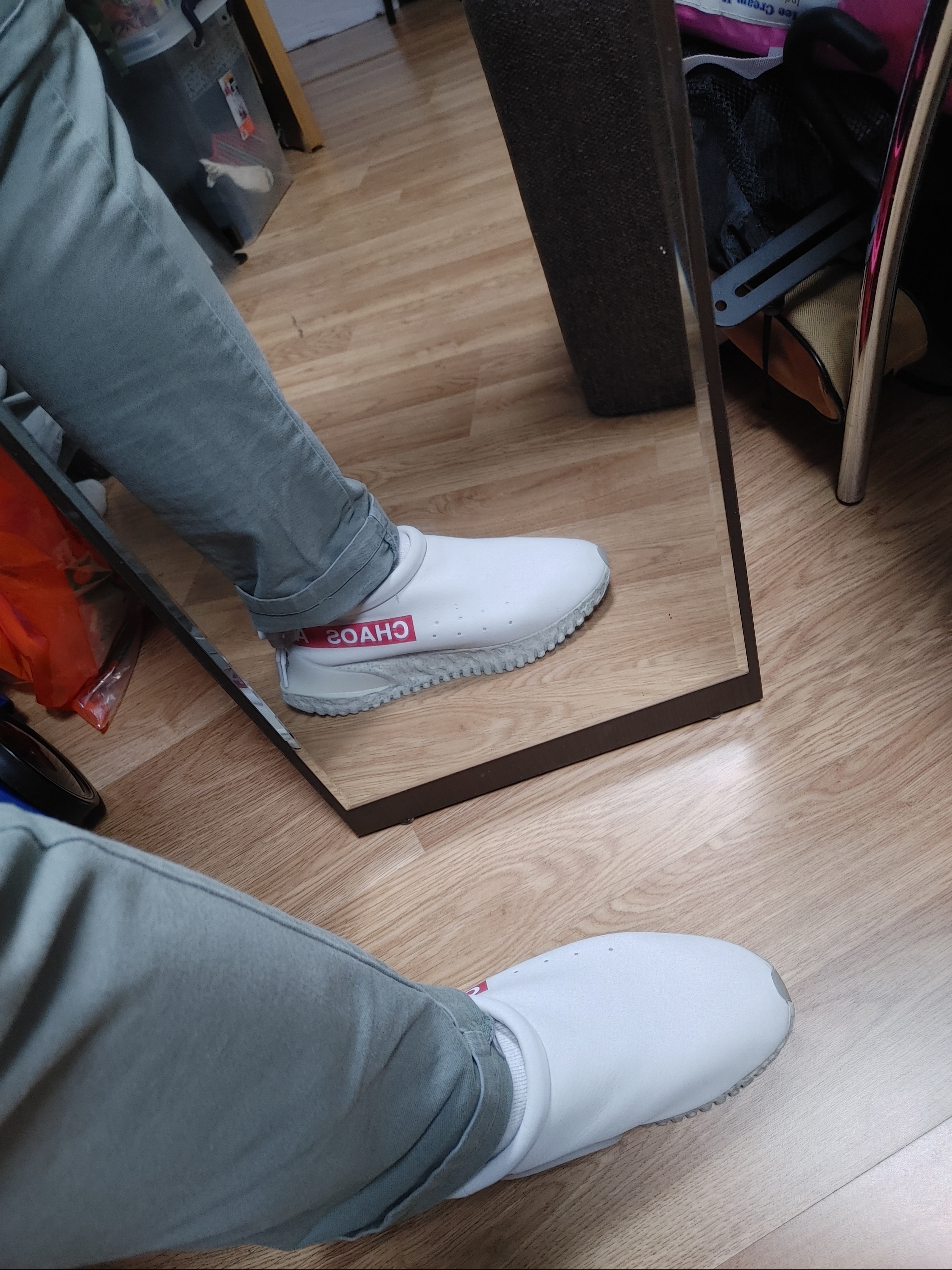 Nike x Undercover Moc Flow SP Light Bone 착용 스타일 - 2