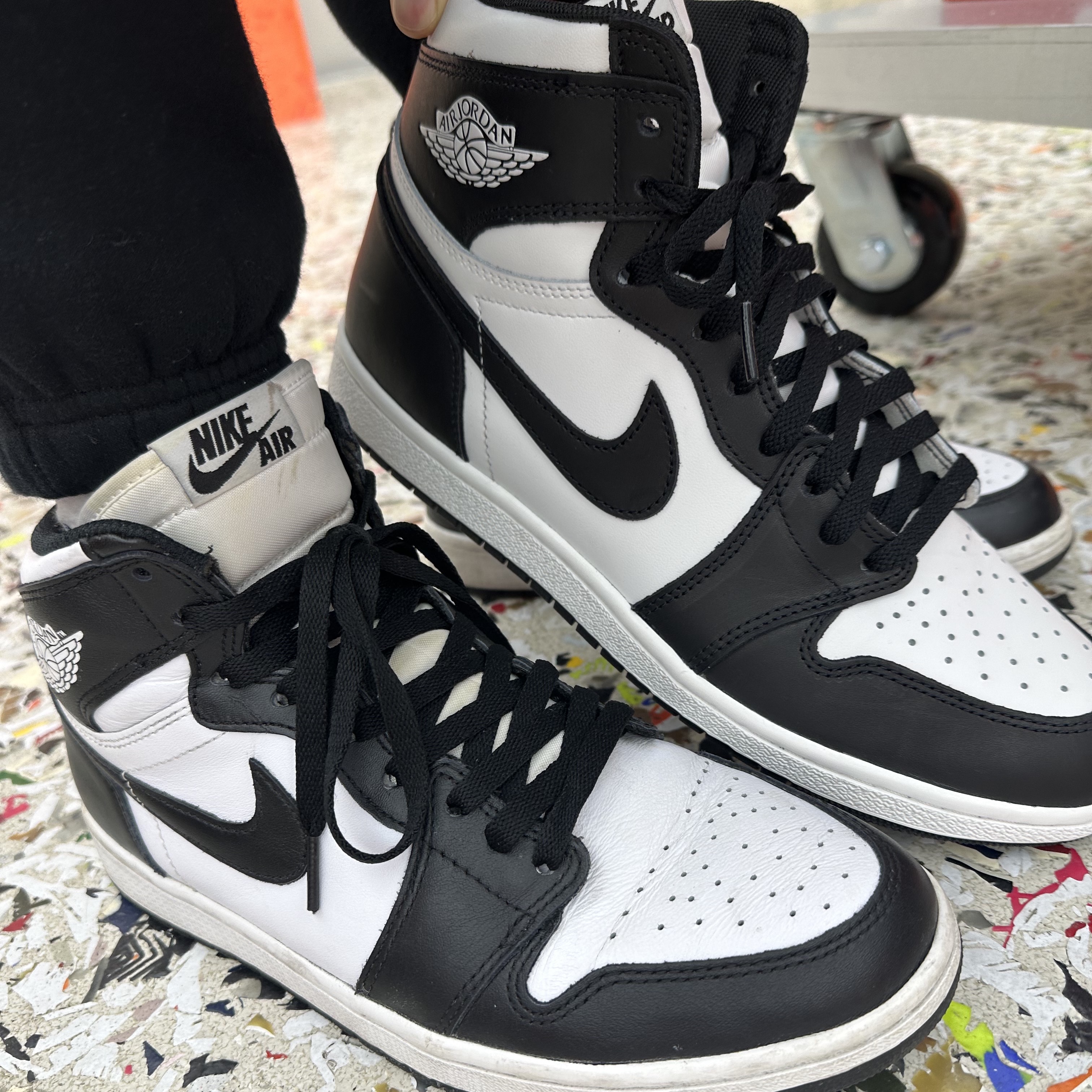 Jordan 1 Retro High OG Black White 2014, Jordan 1 High 85 Black White 착용 스타일