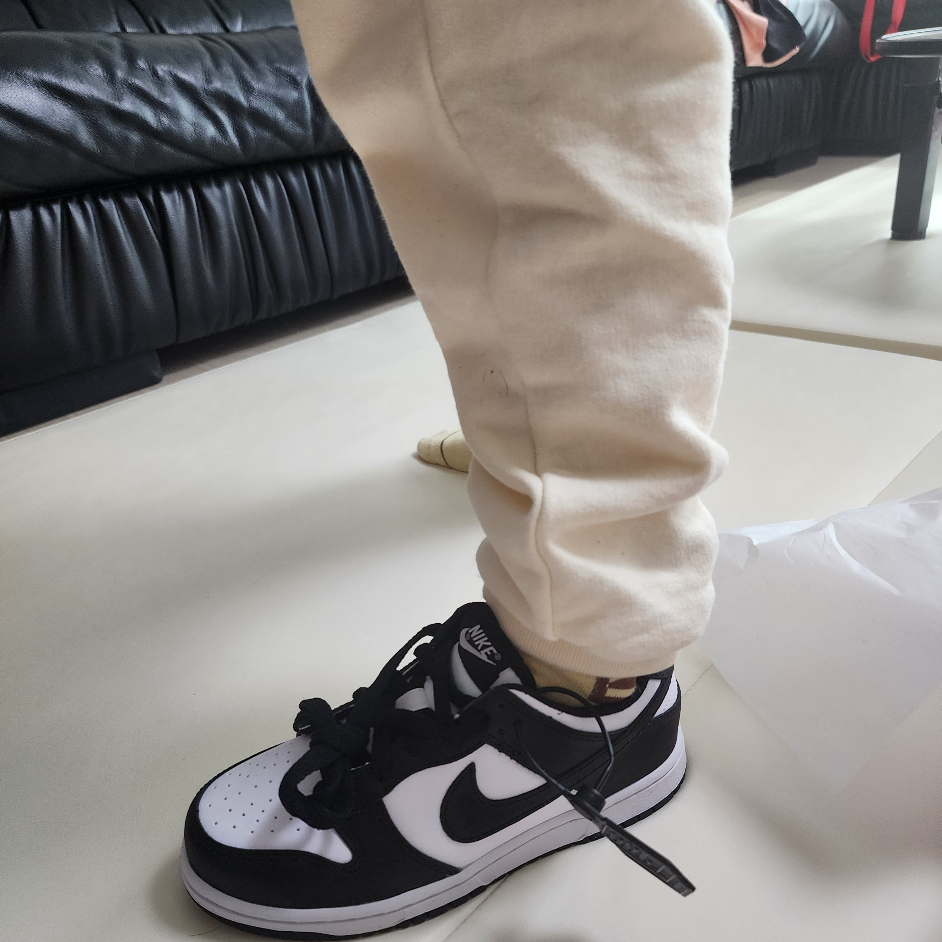 (PS) Nike Dunk Low Black 착용 스타일 - 1