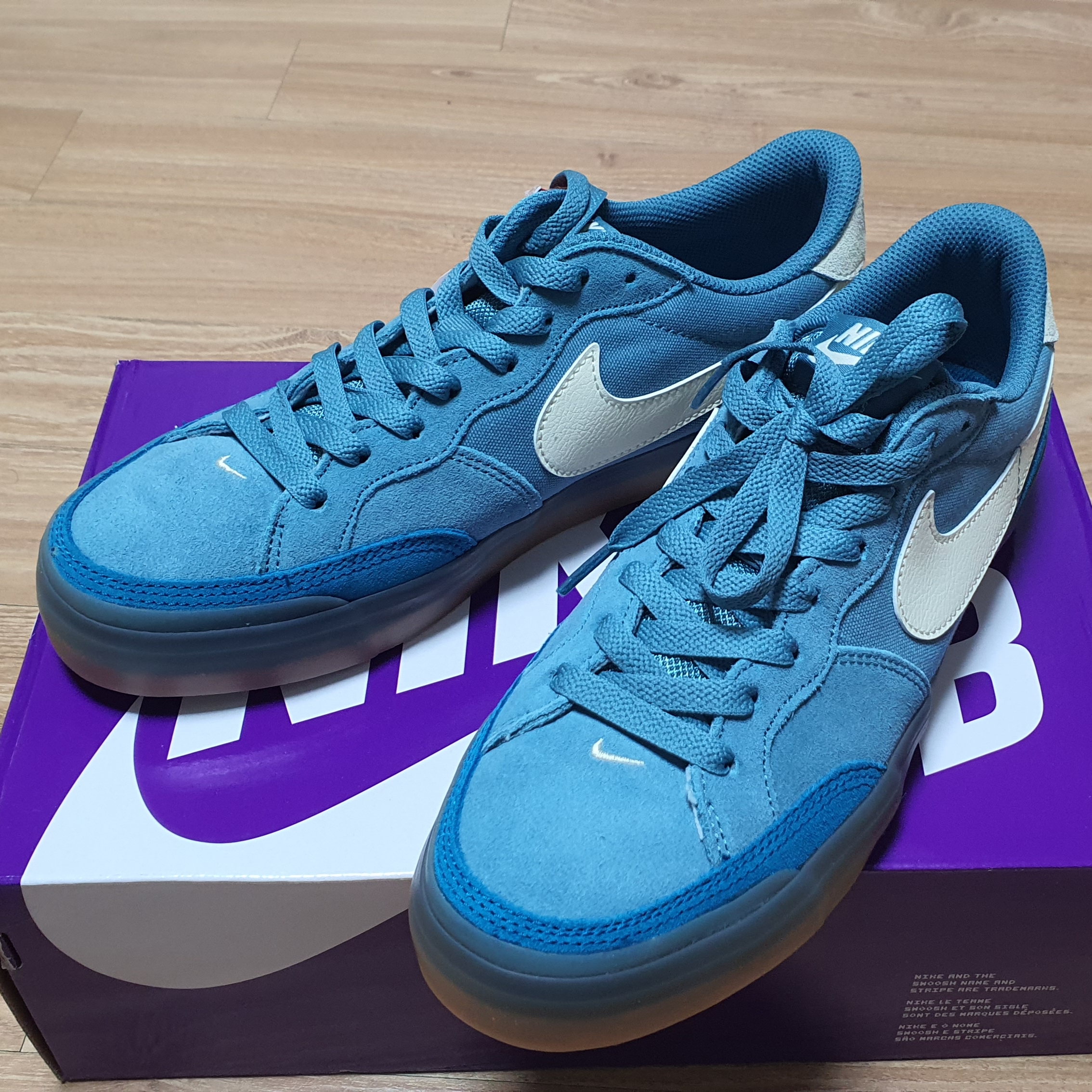 Nike SB Zoom Pogo Plus Noise Aqua 착용 스타일 - 1