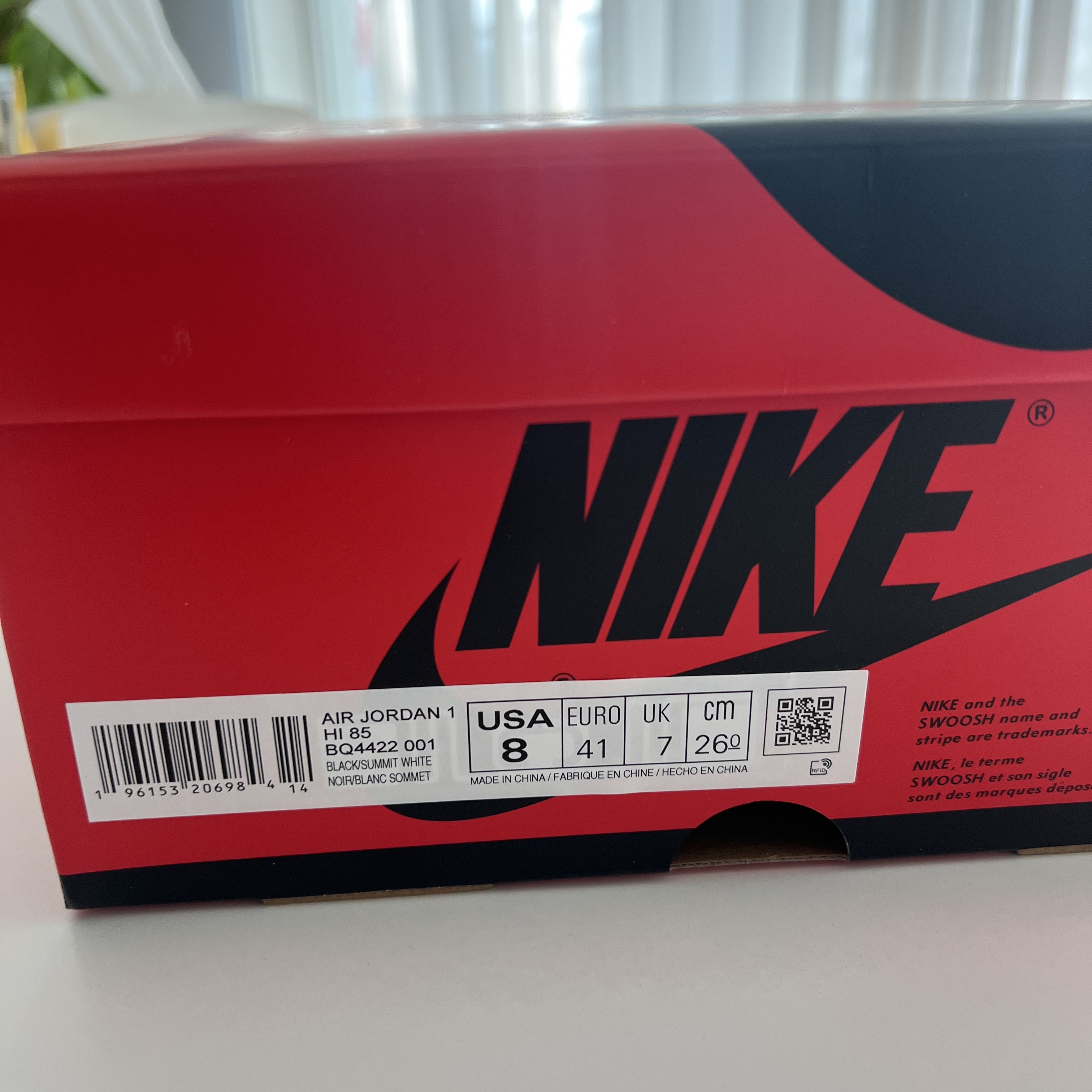 Jordan 1 High 85 Black White 착용 스타일 - 1