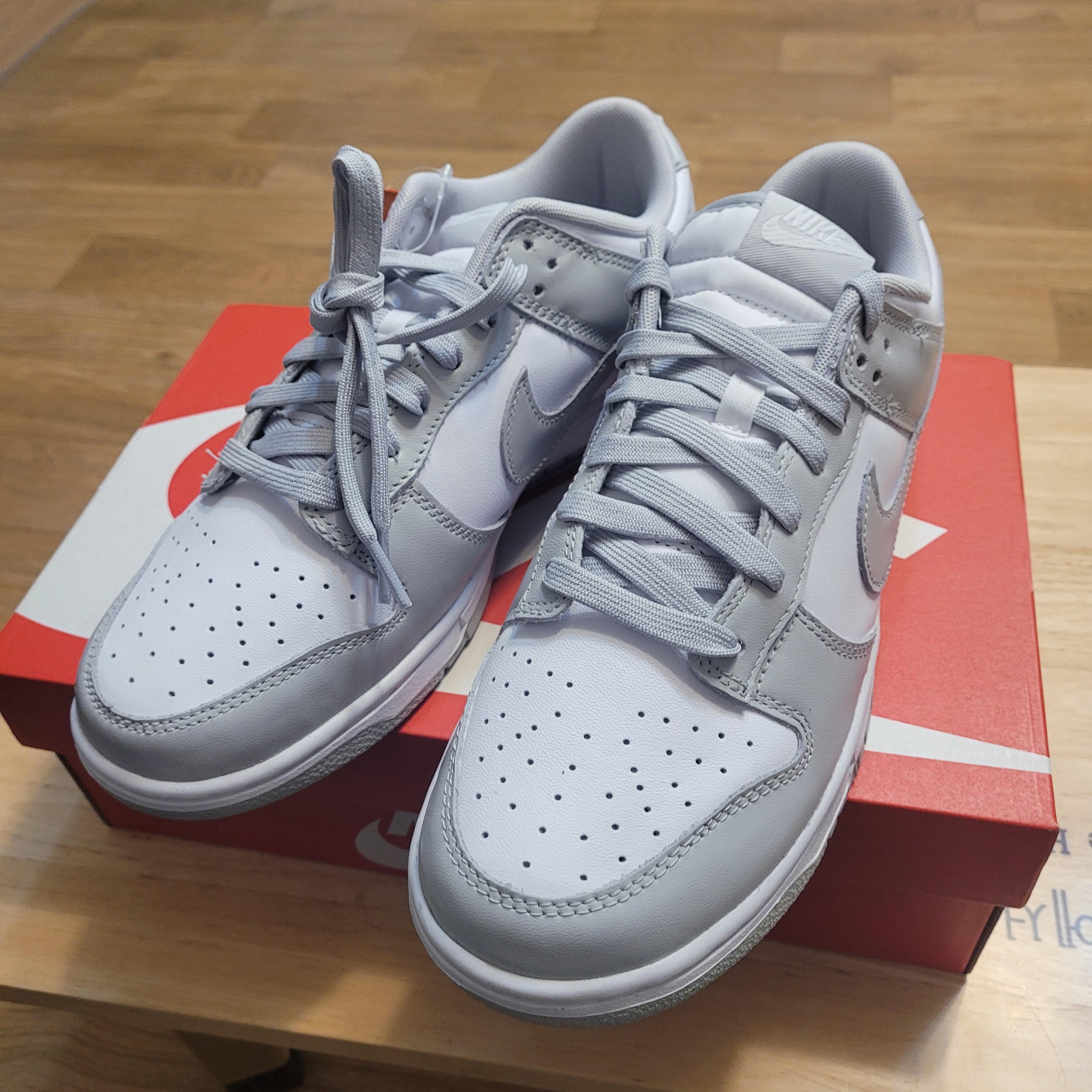 Nike Dunk Low Retro Grey Fog 착용 스타일 - 1