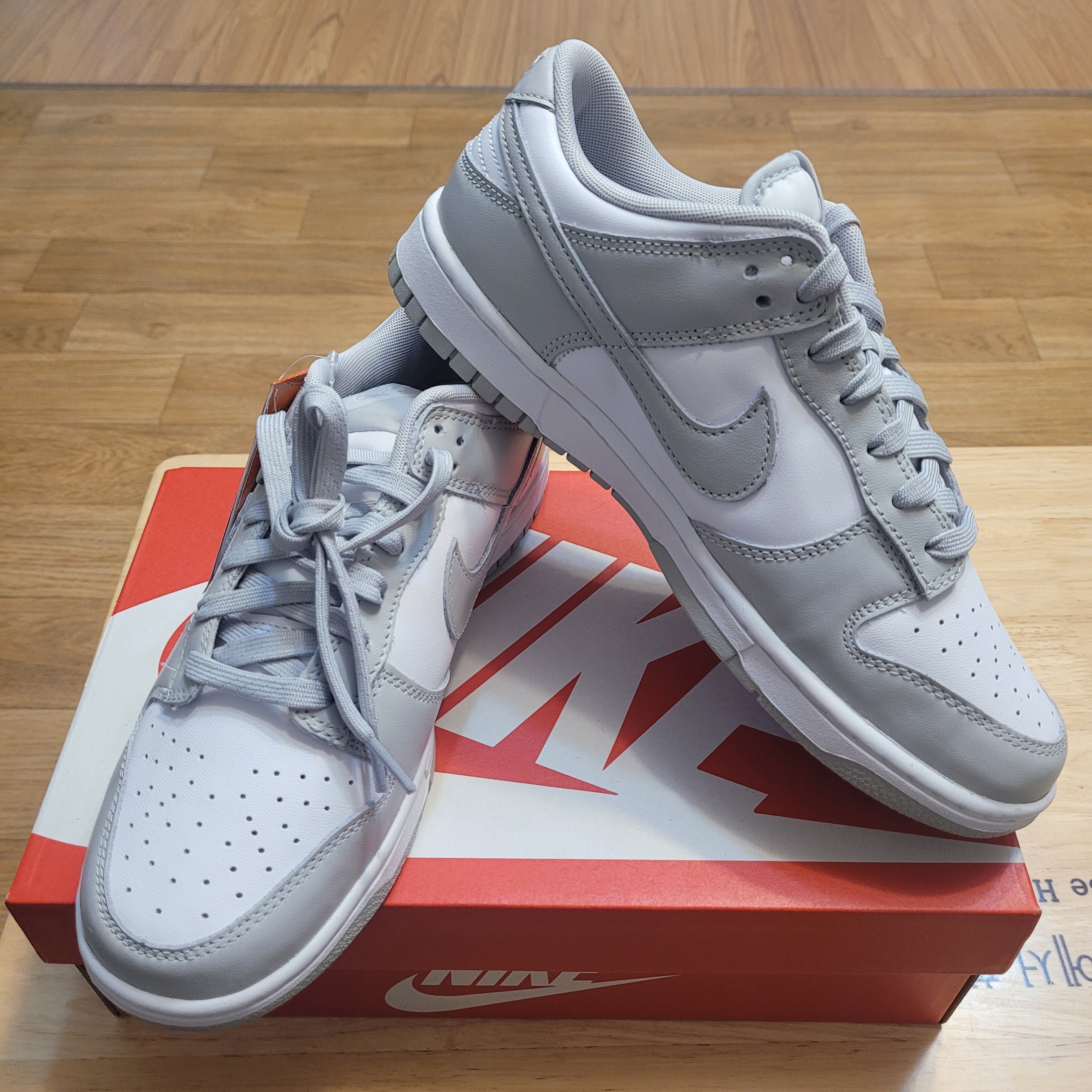 Nike Dunk Low Retro Grey Fog 착용 스타일 - 2