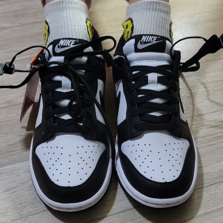 (W) Nike Dunk Low Black 착용 스타일