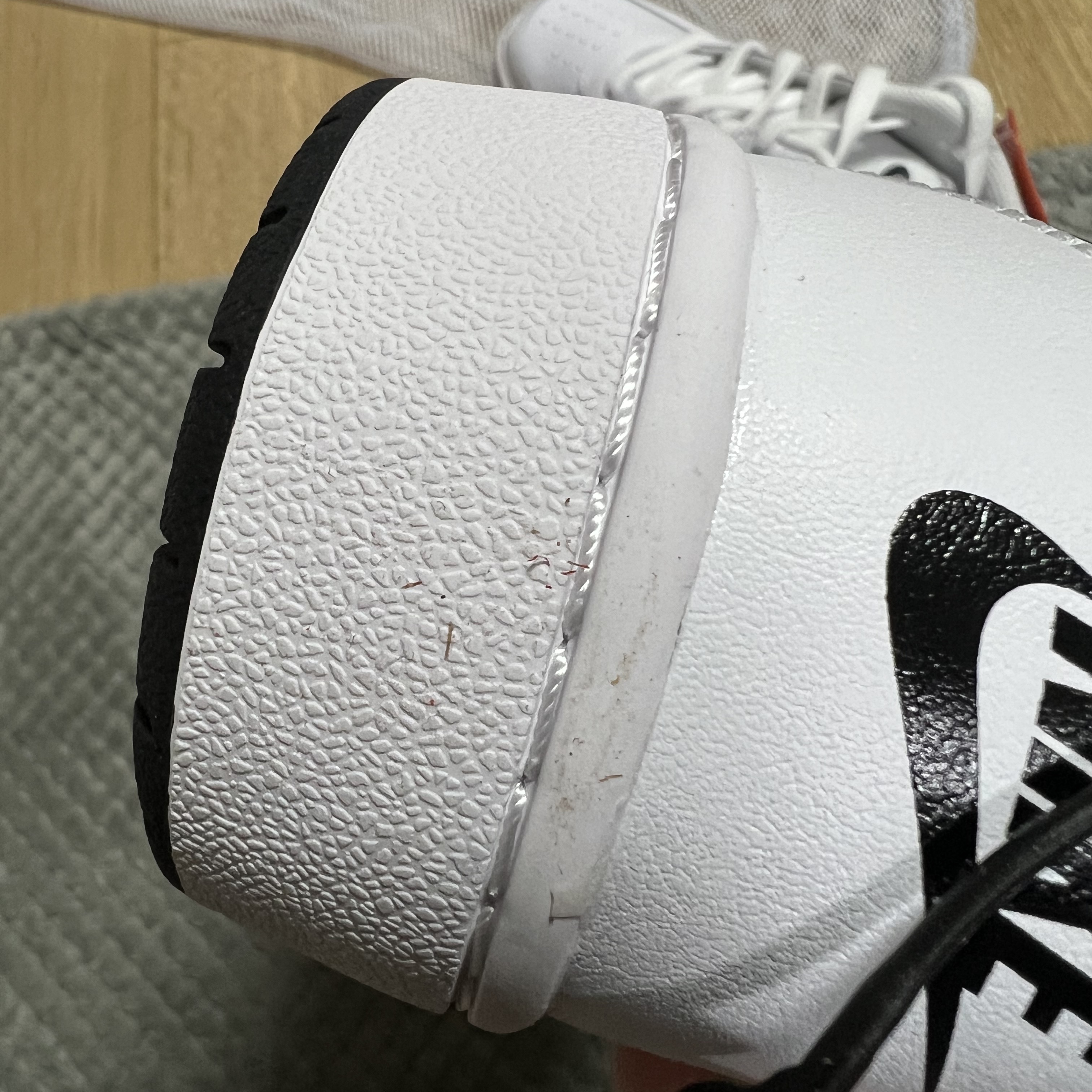 (GS) Nike Court Borough Low 2 White Black 착용 스타일 - 2