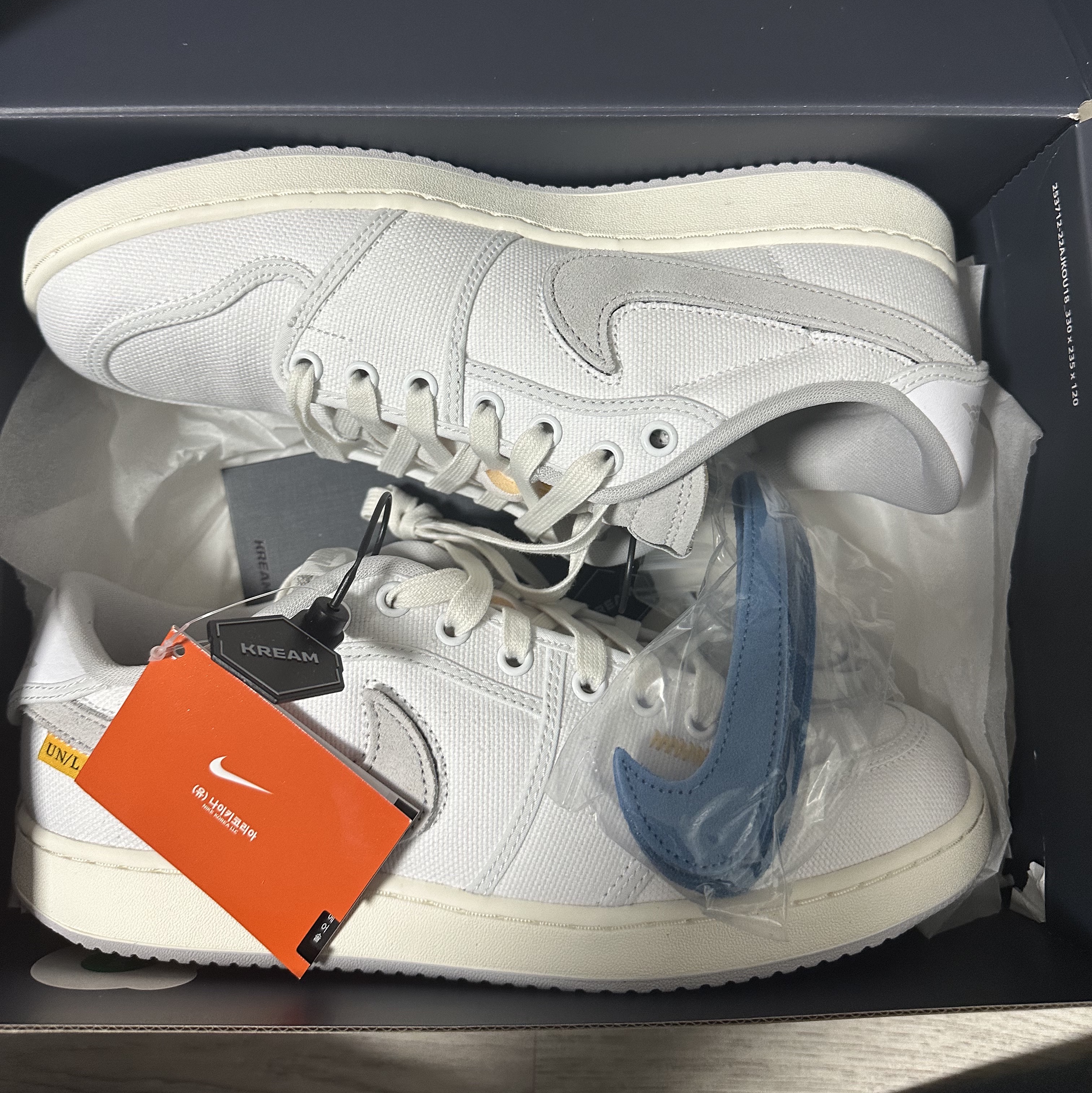 Jordan 1 x Union KO Low White 착용 스타일 - 1