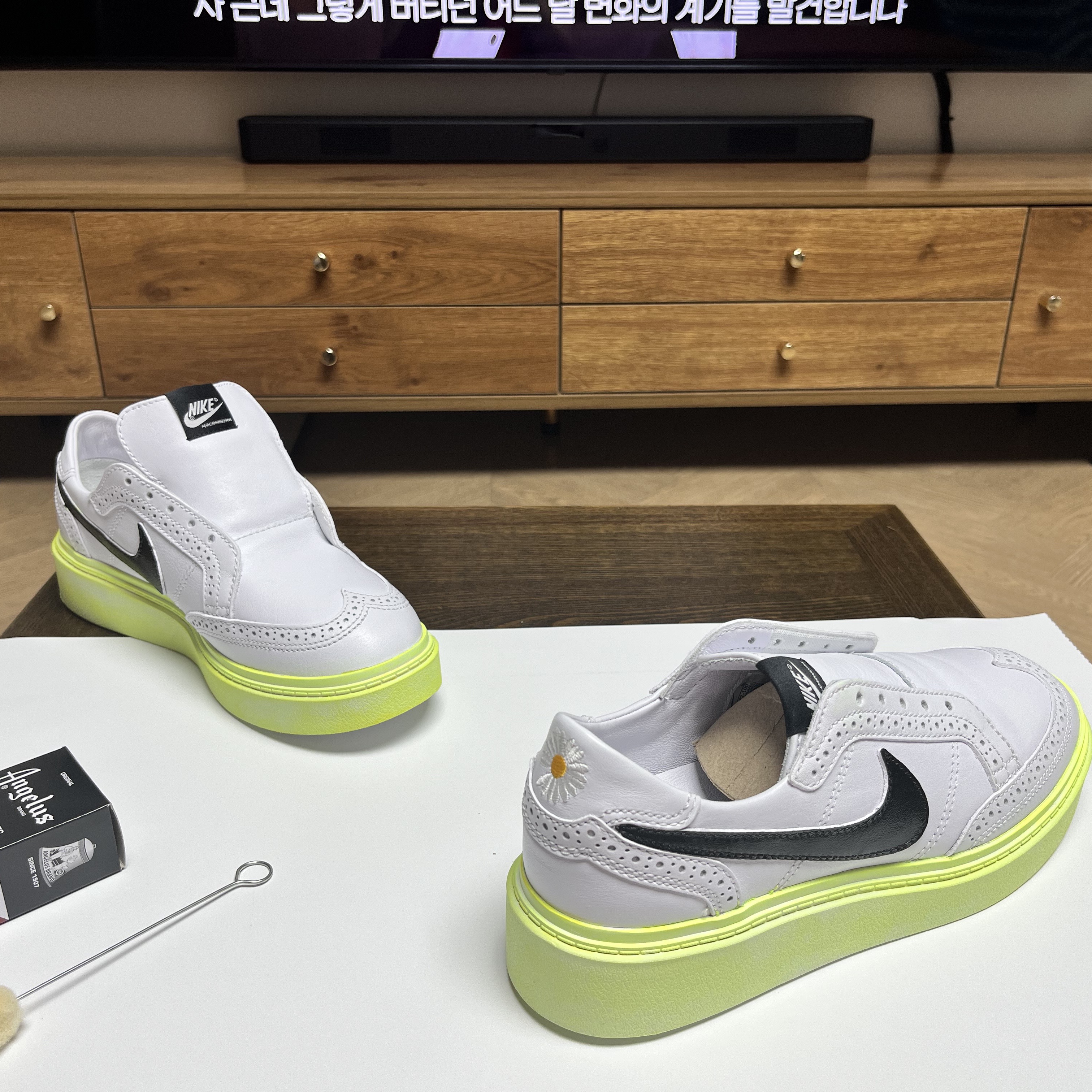 Nike x Peaceminusone Kwondo1 White 착용 스타일