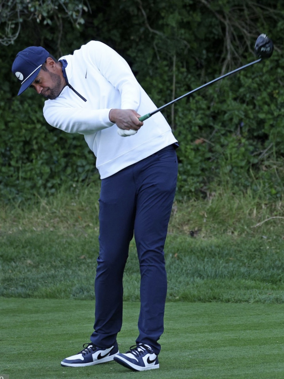 Jordan 1 Low Golf Midnight Navy 착용 스타일 - 2
