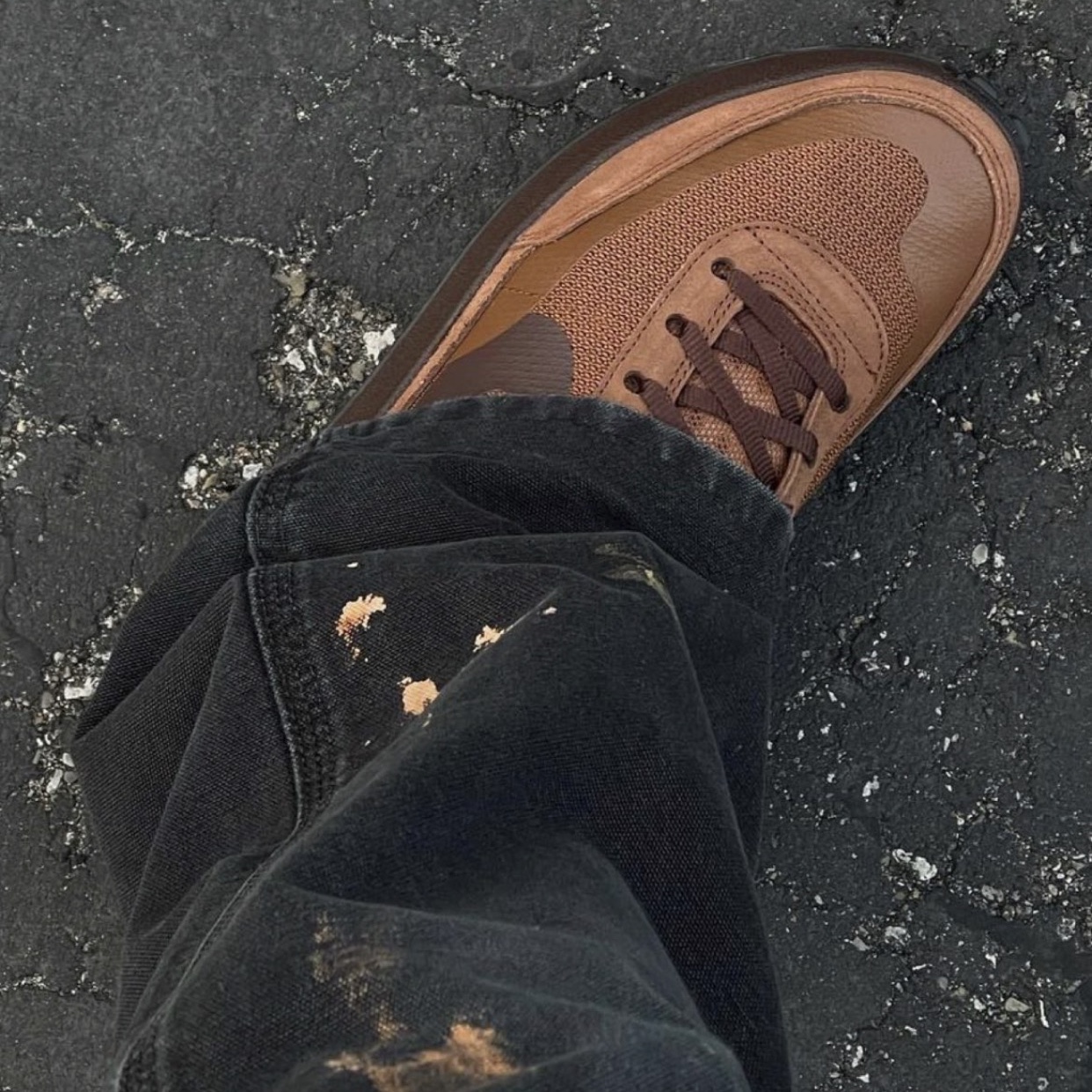 Nike x Tom Sachs General Purpose Shoe Brown 착용 스타일