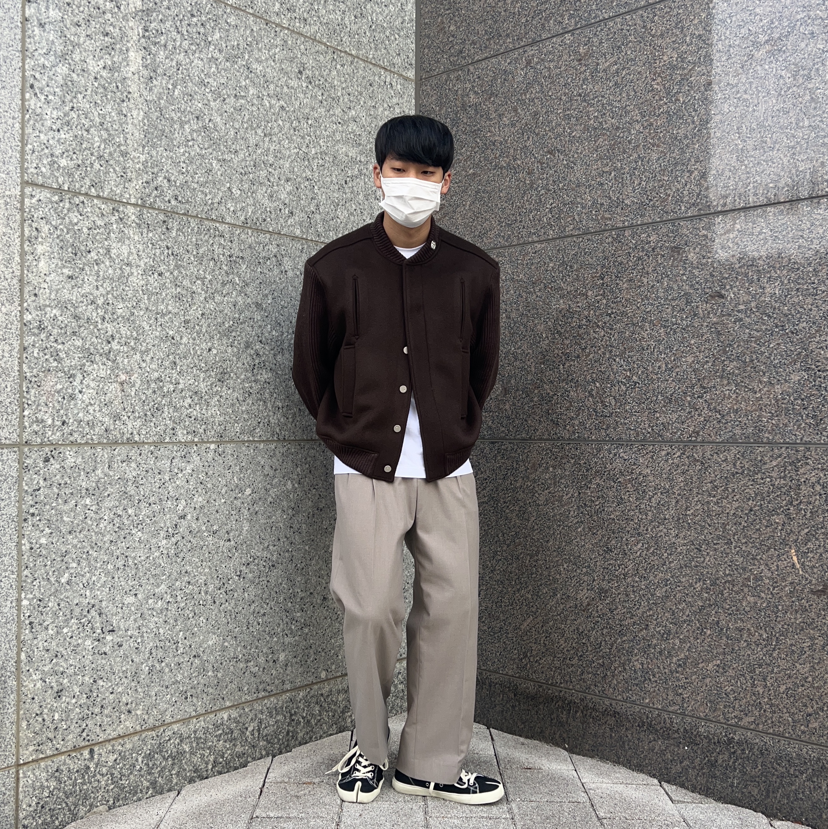 Maison Margiela Tabi Low Black 착용 스타일