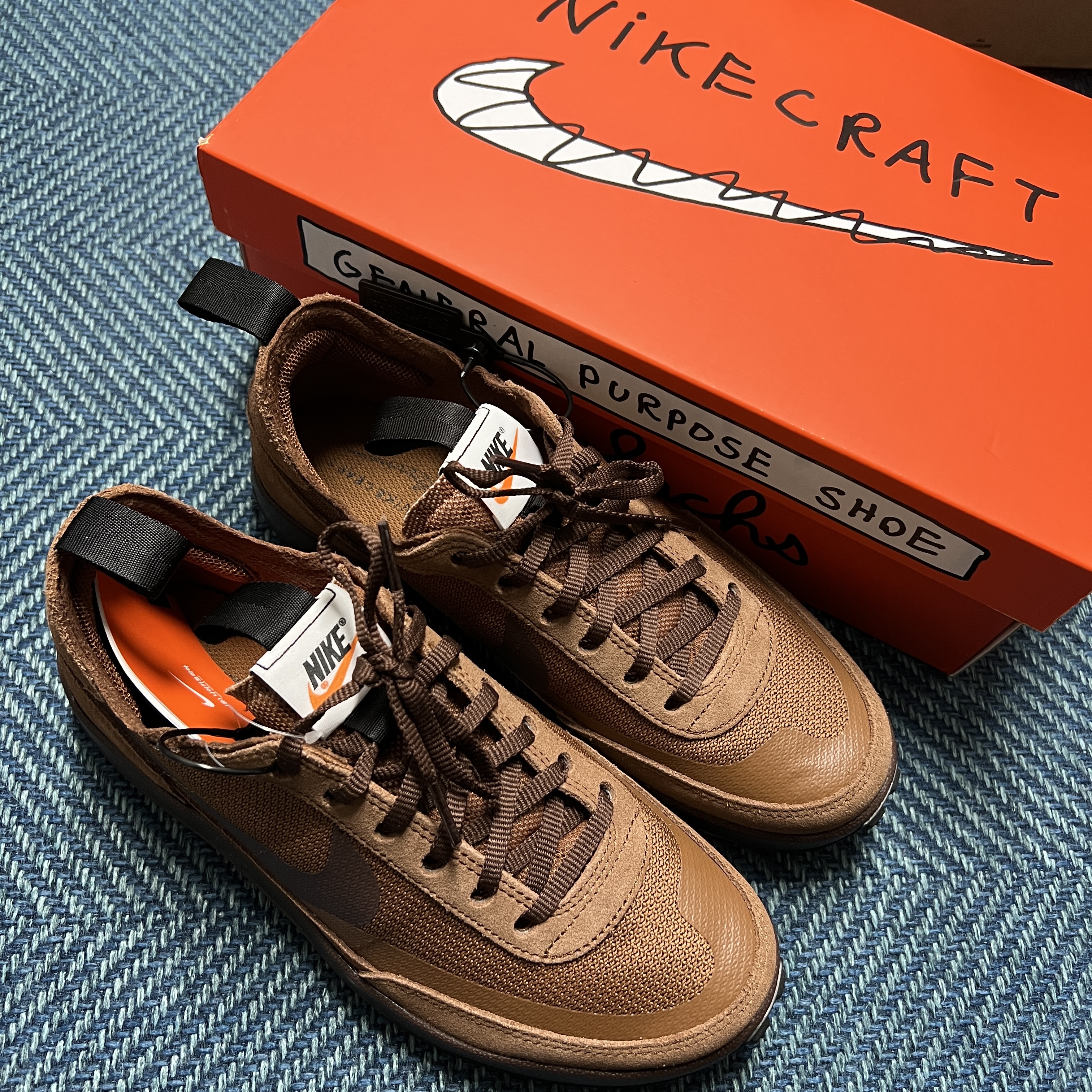 Nike x Tom Sachs General Purpose Shoe Brown 착용 스타일