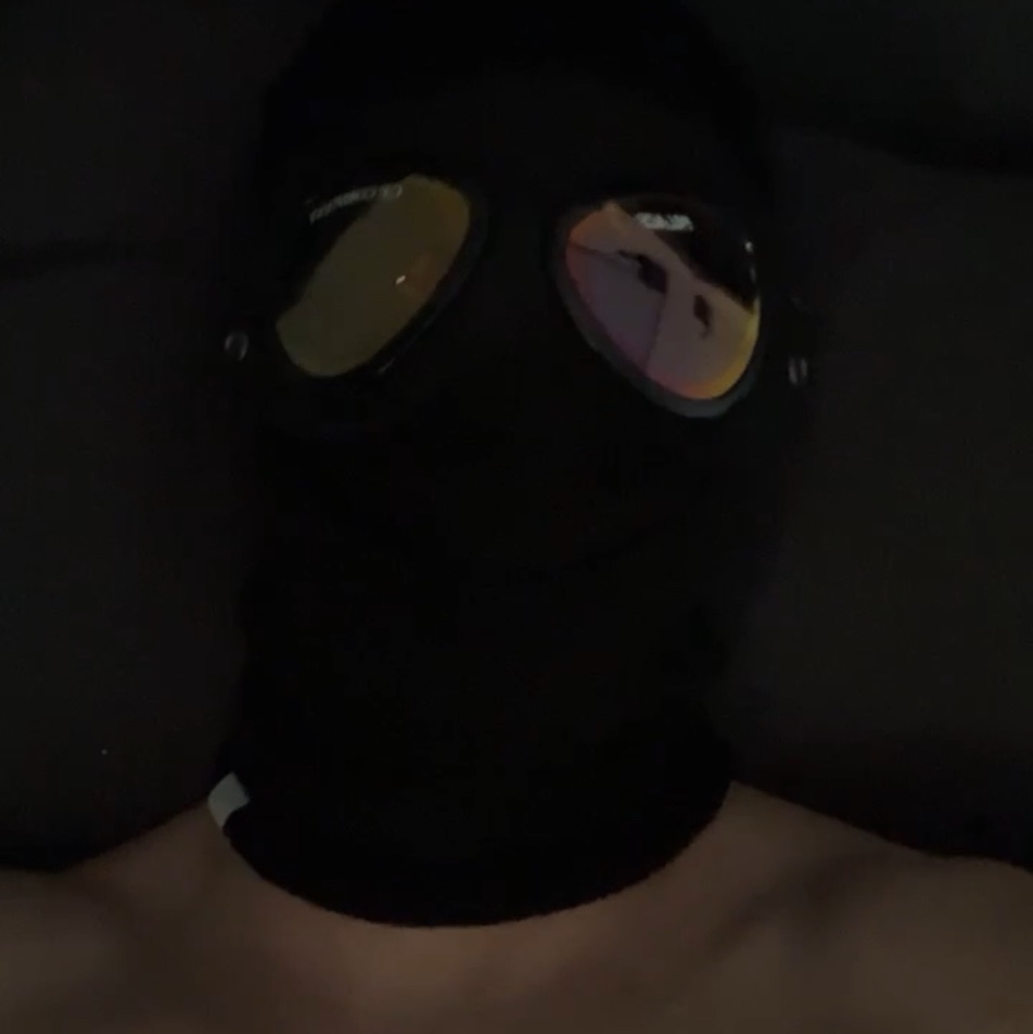 Palace x C.P. Company Goggle Balaclava Black - 22FW 착용 스타일